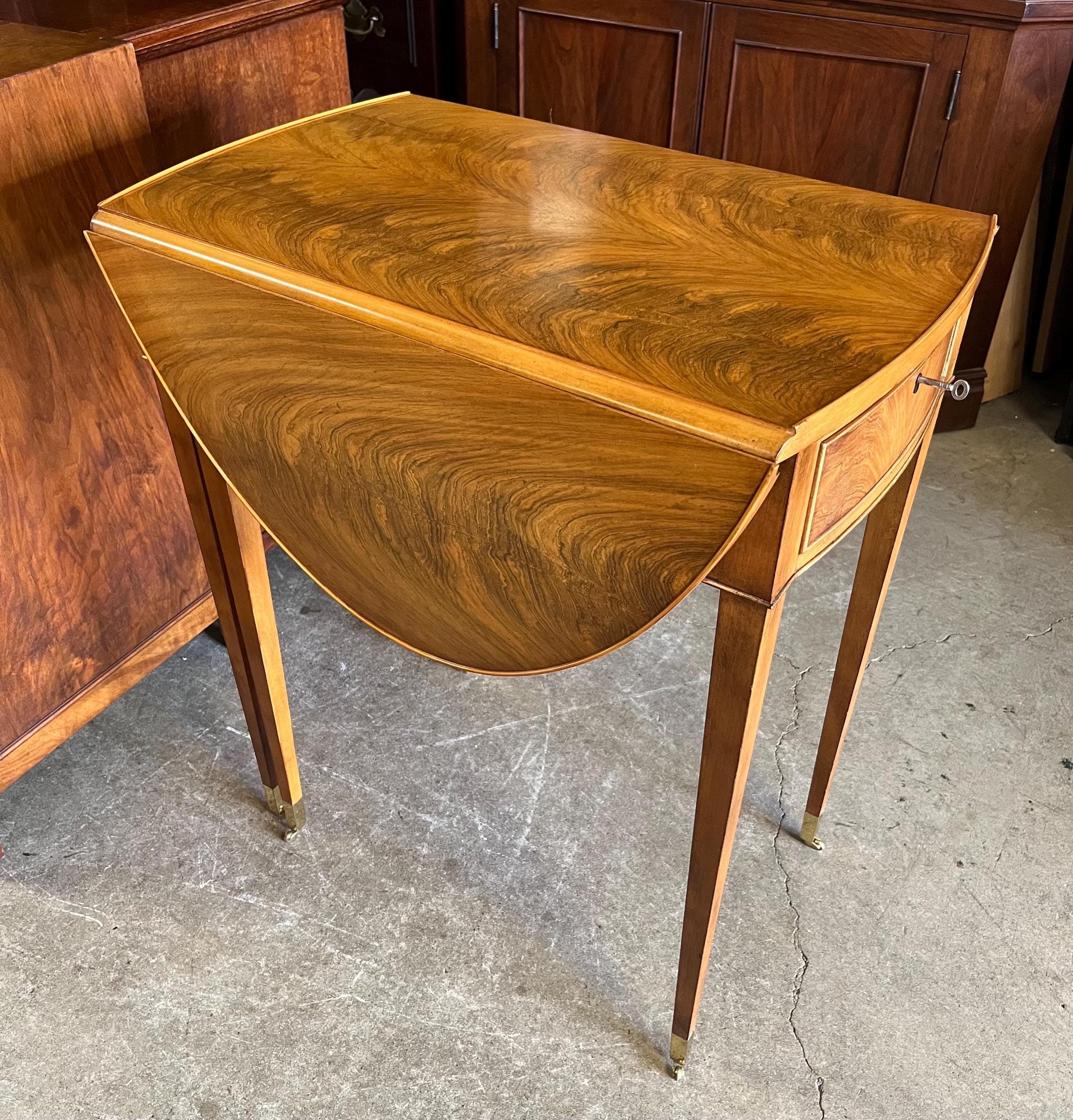 Drop Leaf Side Table by Bollier & Company by Decca - Thumbnail 7