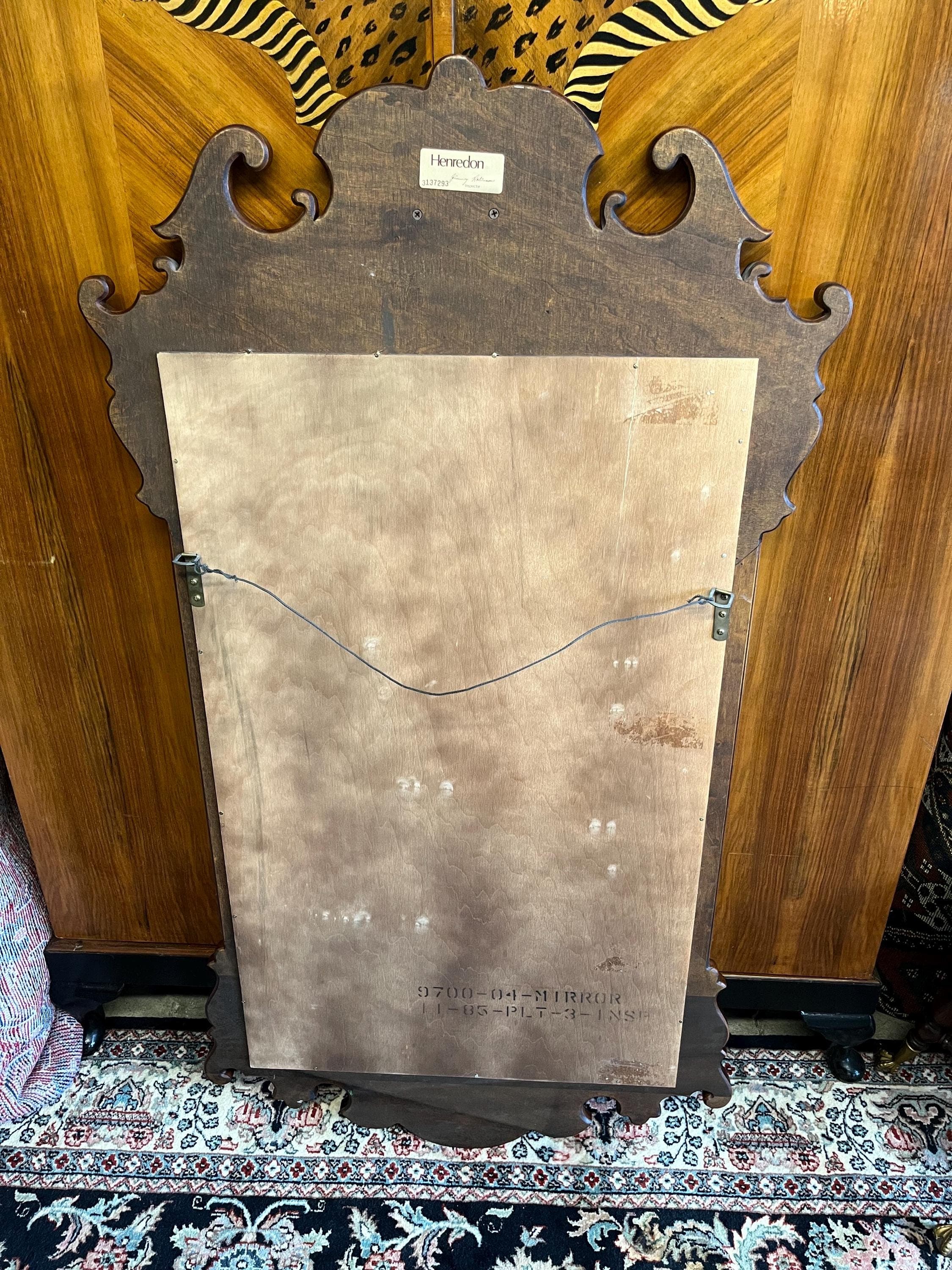 Henredon Aston Court Chippendale Style Mirror - Thumbnail 6