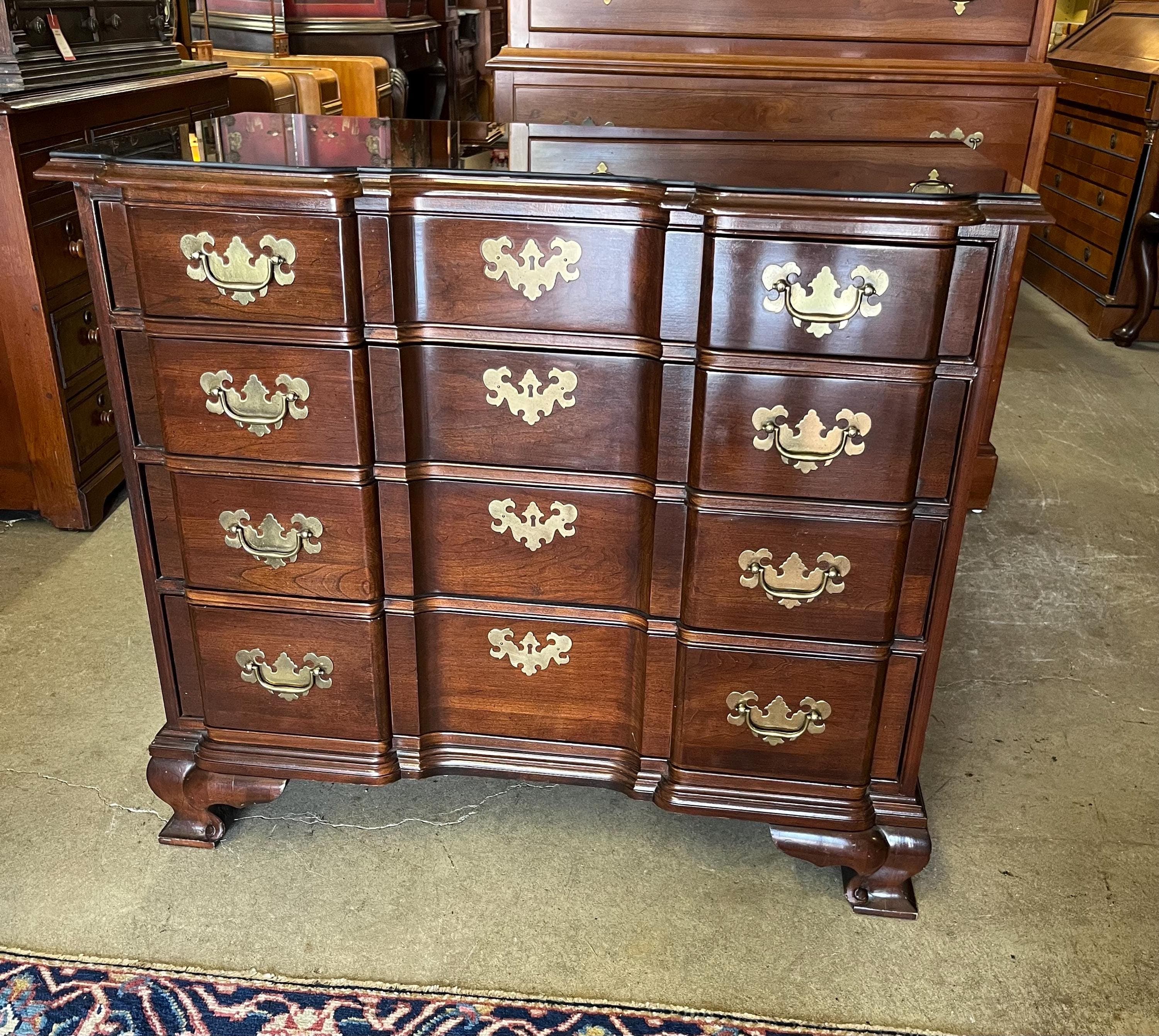 Ethan Allen Blockfront Chest - Thumbnail 4