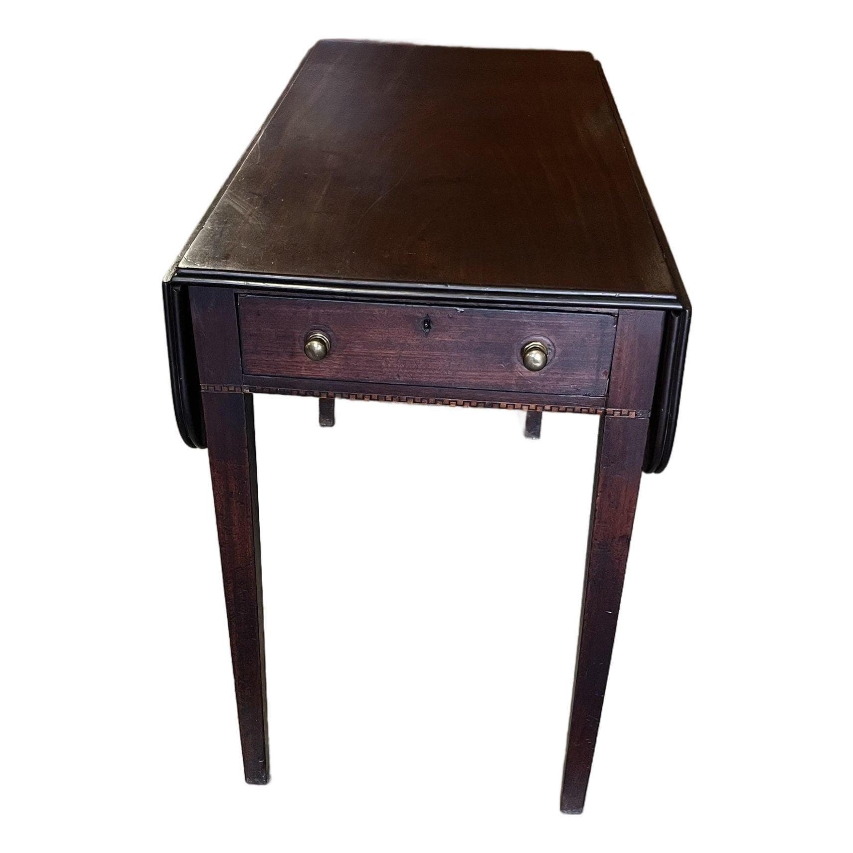Antique English Mahogany Pembroke Table - Image 1