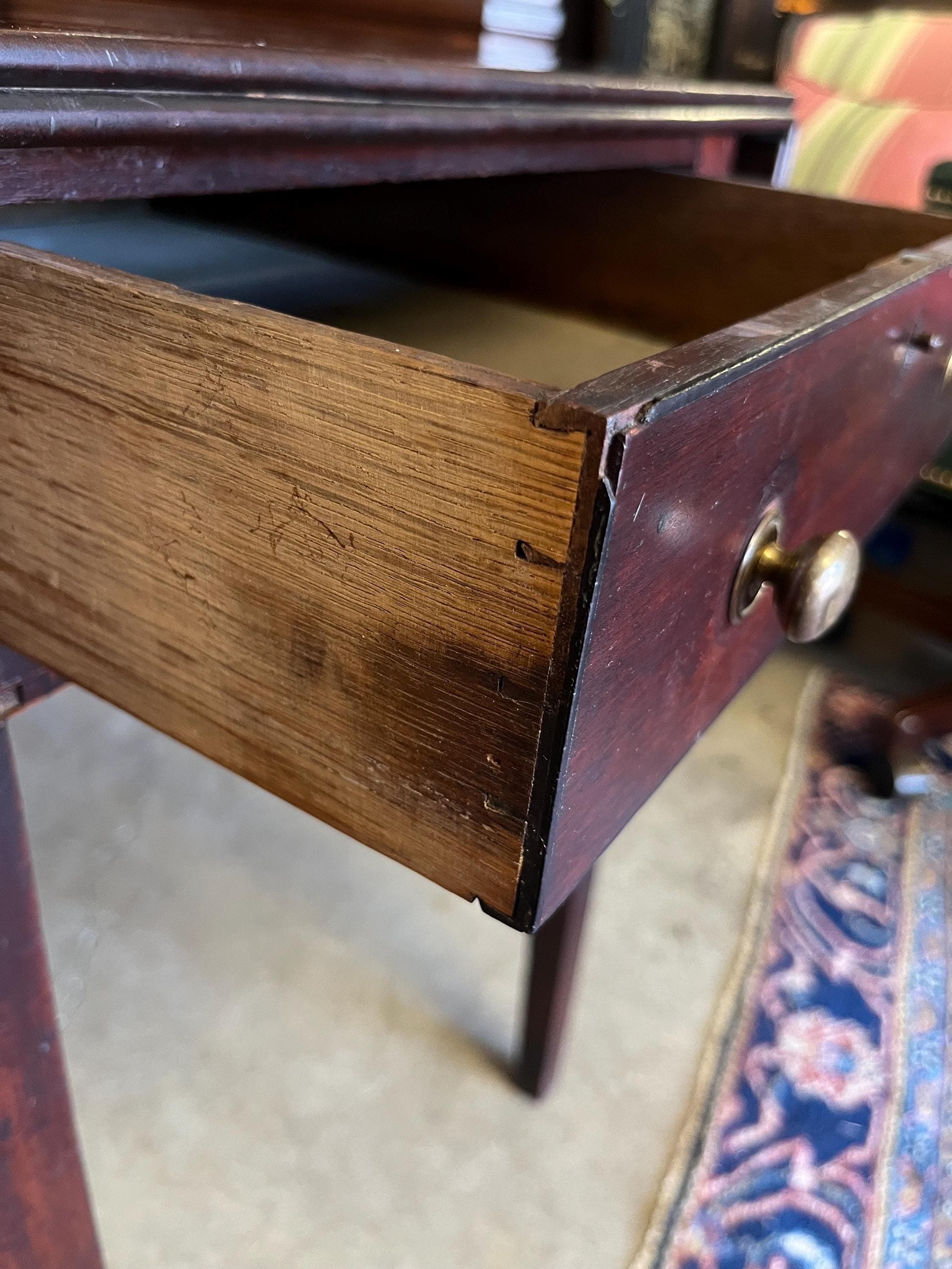Antique English Mahogany Pembroke Table - Thumbnail 6