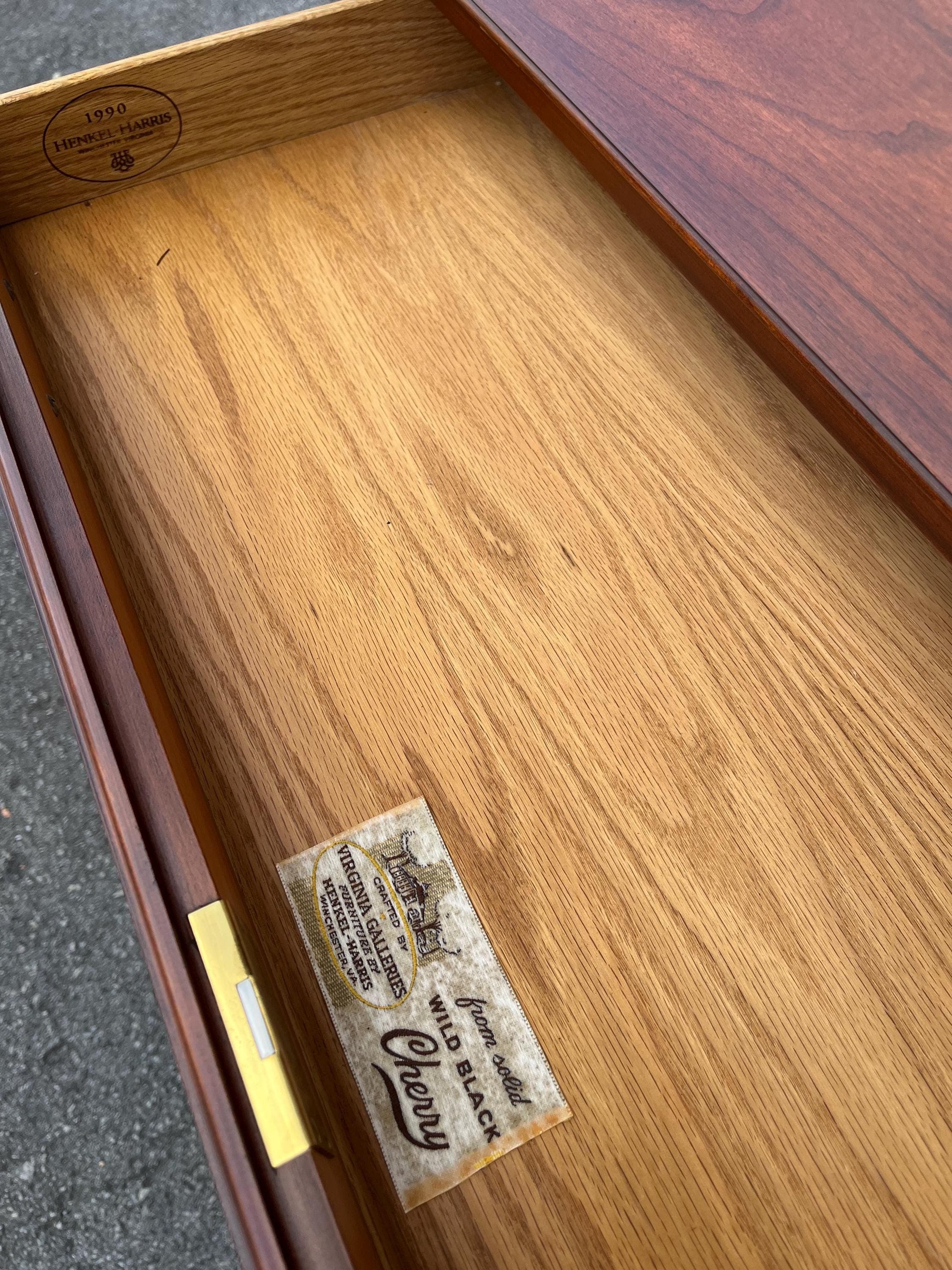 Henkel Harris Cherry Hancock Secretary Bookcase - Thumbnail 6