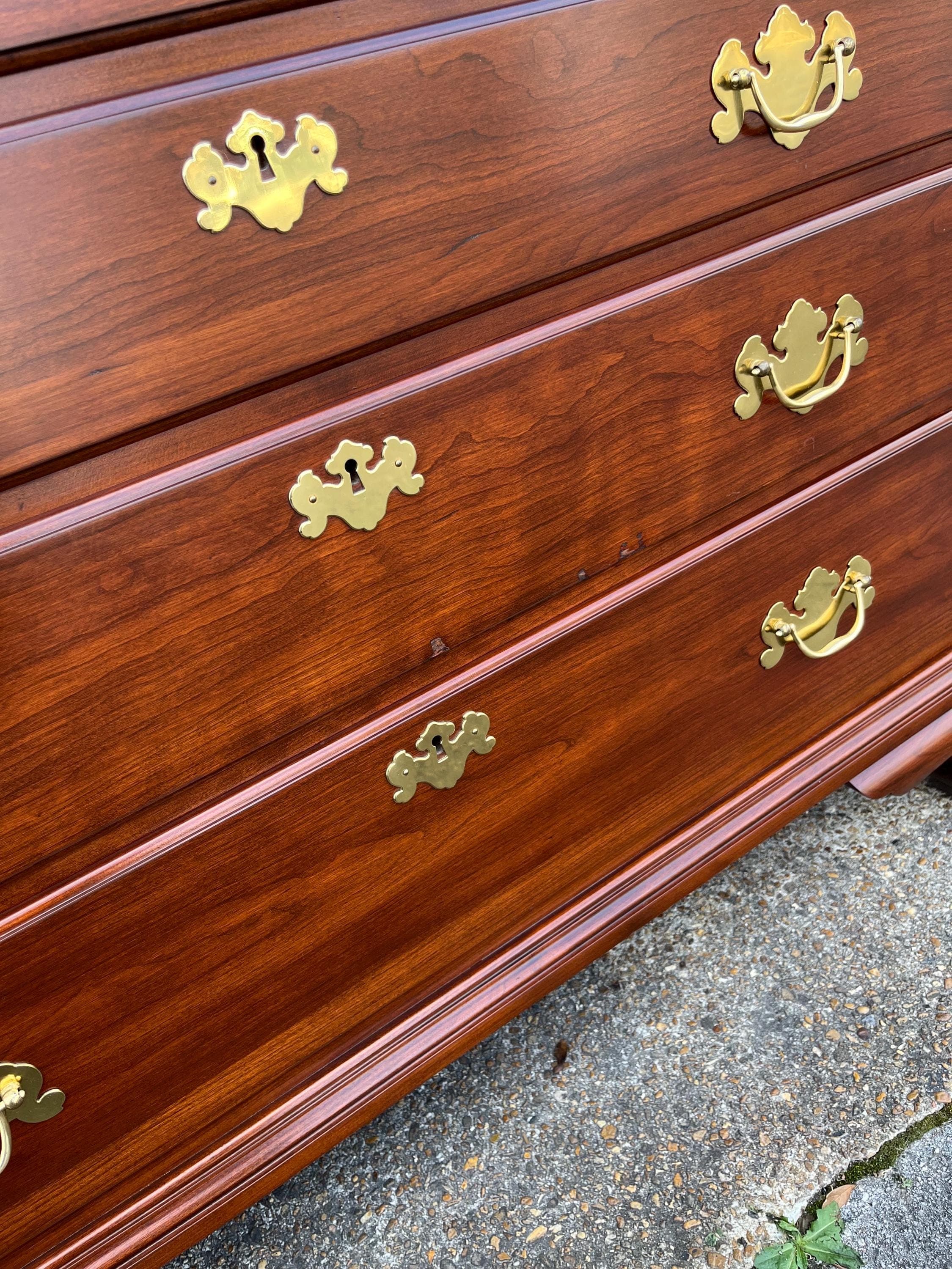 Henkel Harris Cherry Hancock Secretary Bookcase - Thumbnail 10