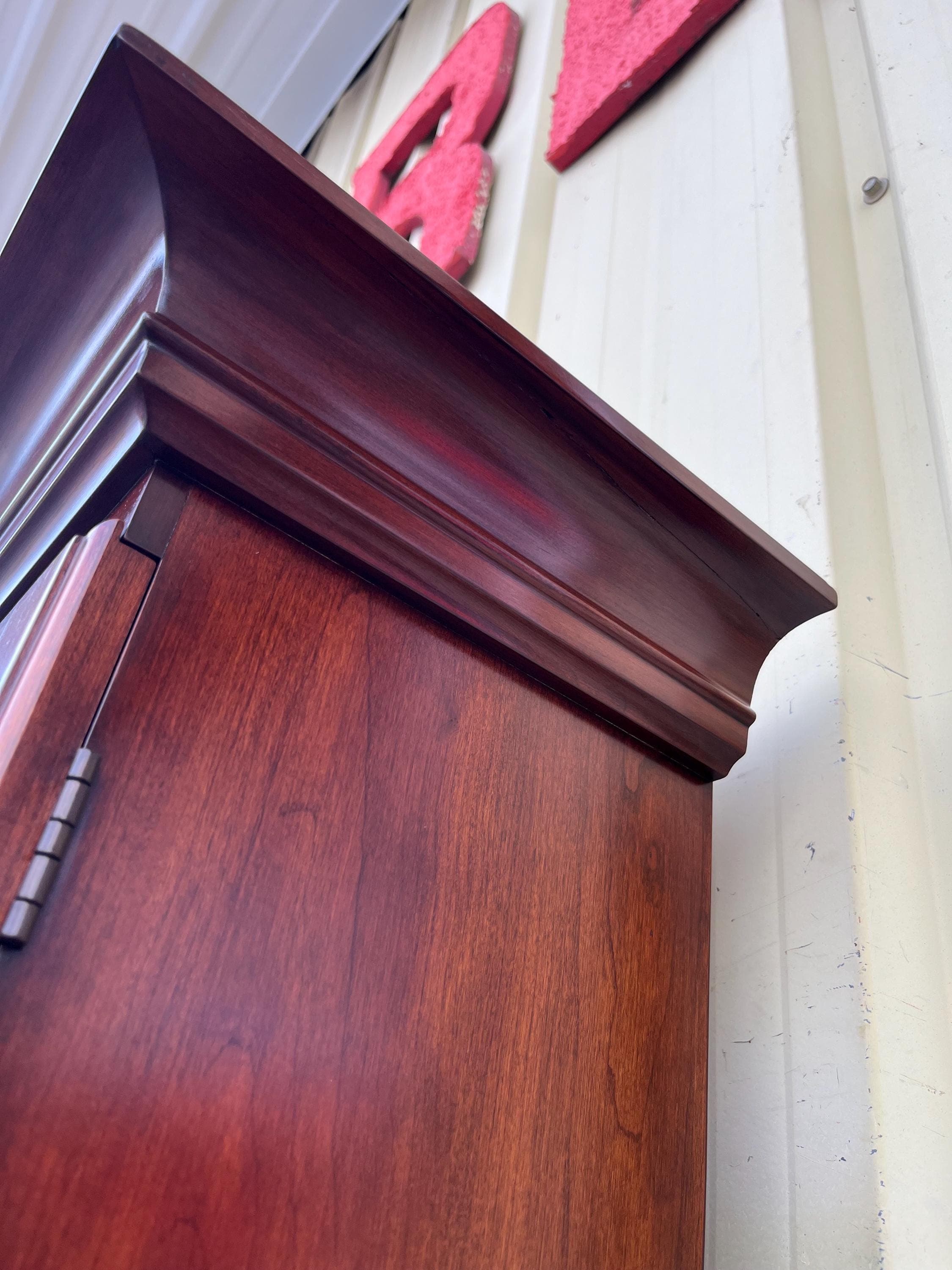 Henkel Harris Cherry Hancock Secretary Bookcase - Thumbnail 9