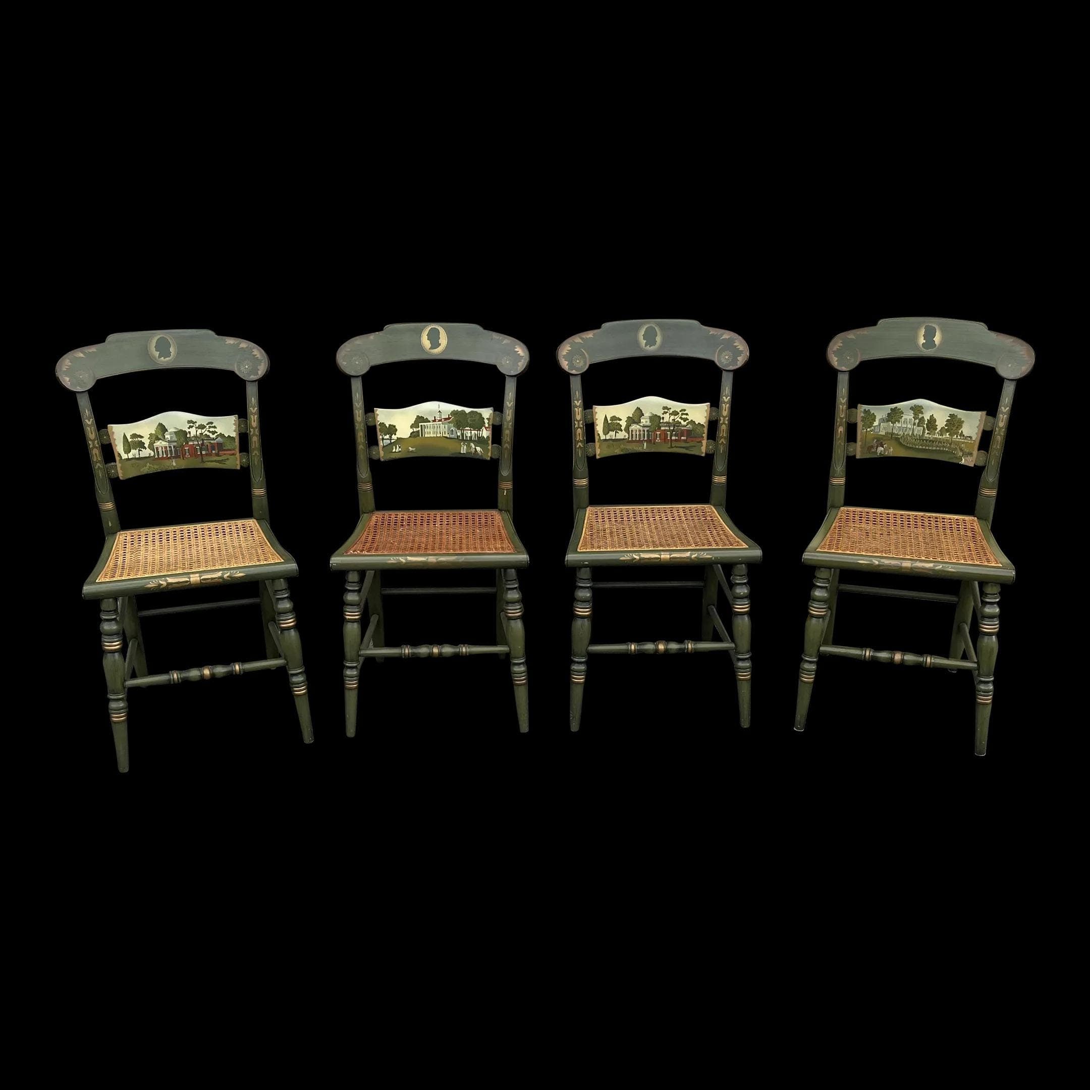 Hitchcock Bicentennial Chairs - Set of 4