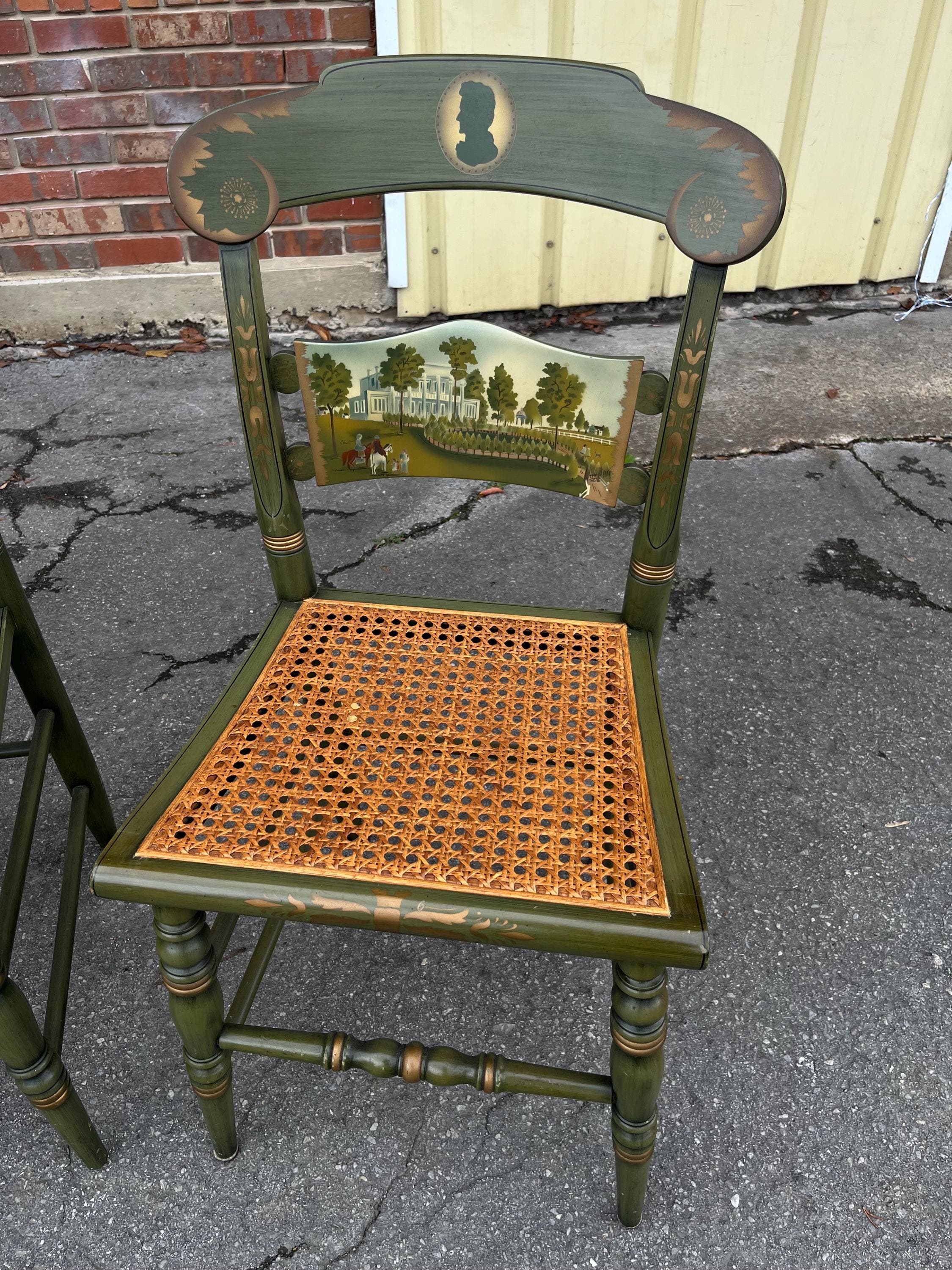 Hitchcock Bicentennial Chairs - Set of 4 - Thumbnail 9