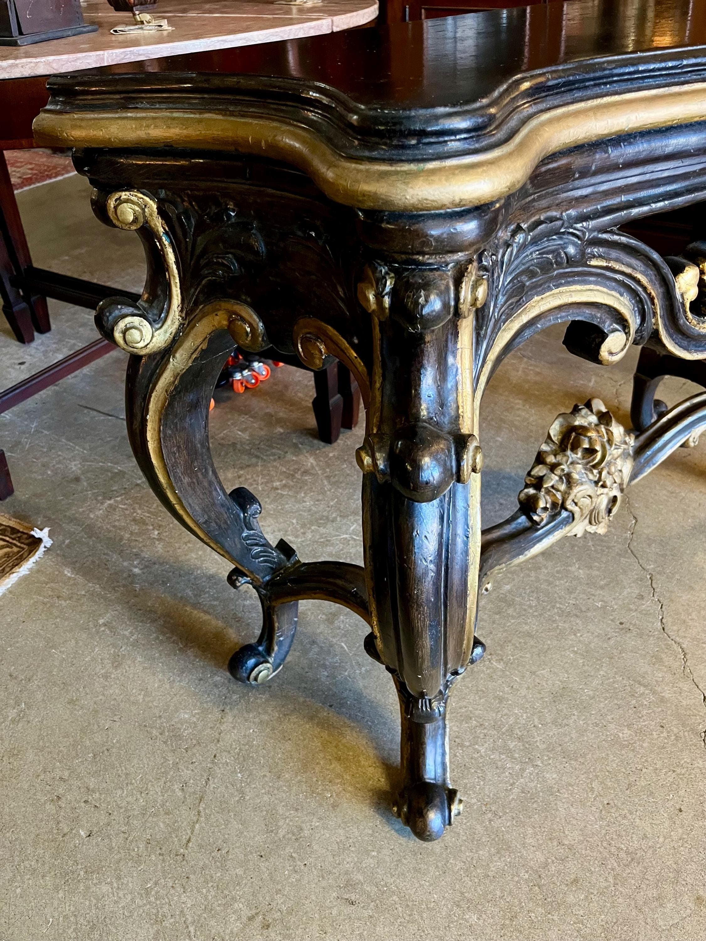 Baroque Style Console Table - Thumbnail 4