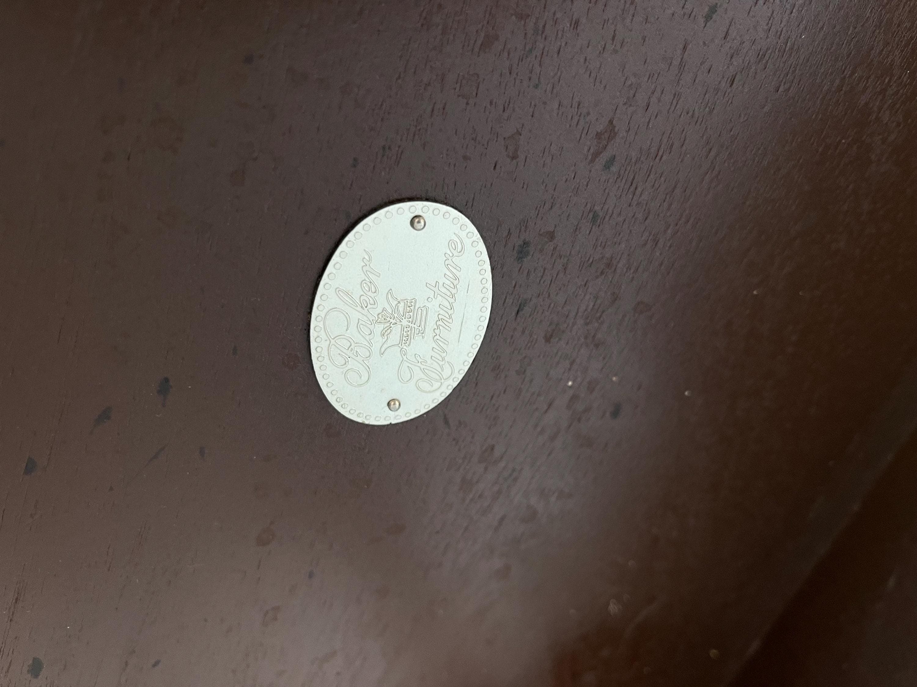 Baker Furniture Co Mahogany Canterbury or Bottle Carrier - Thumbnail 9