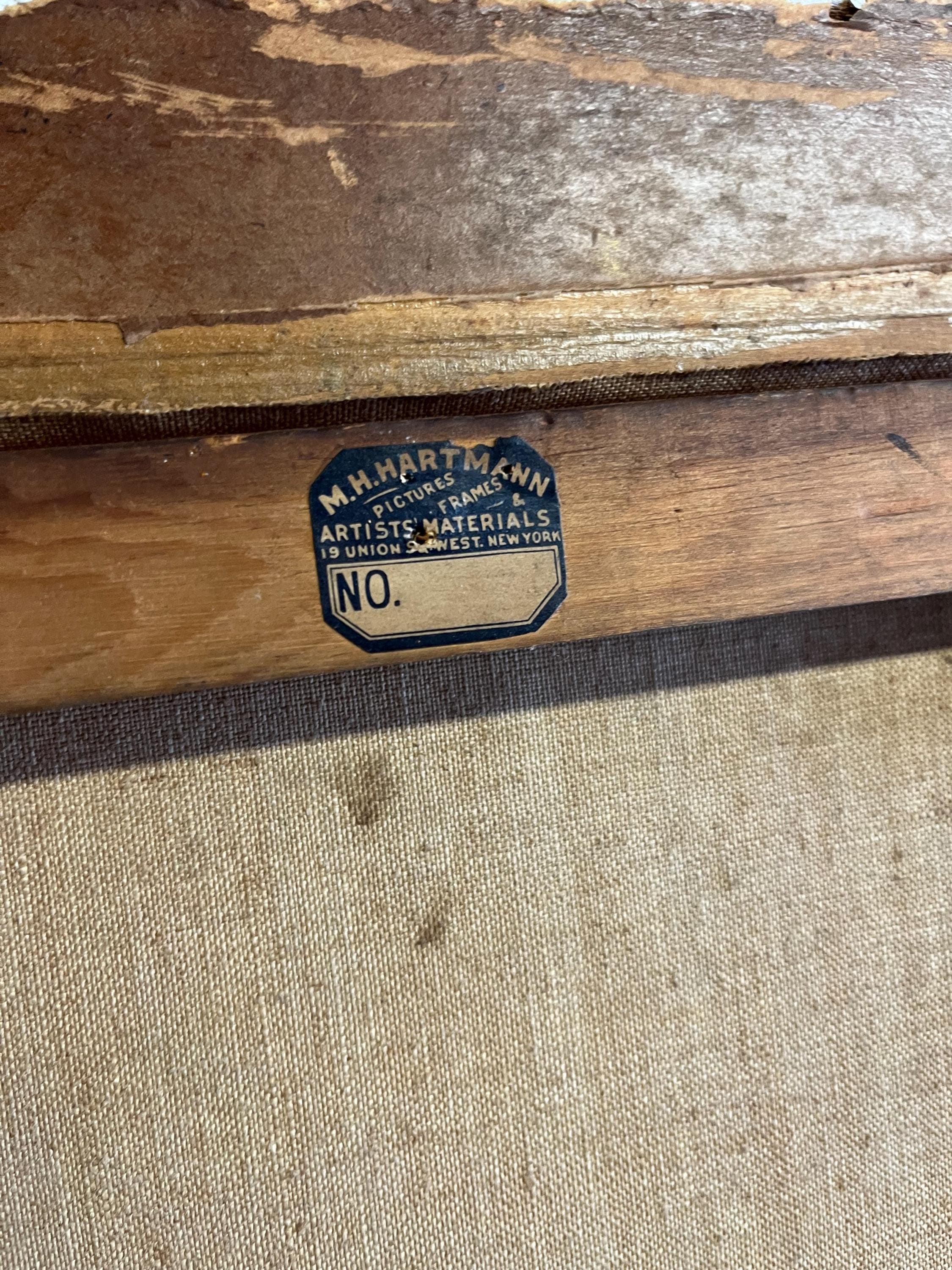 Antique Oil Painting, “The Old Violinist” After John George Brown - Thumbnail 5