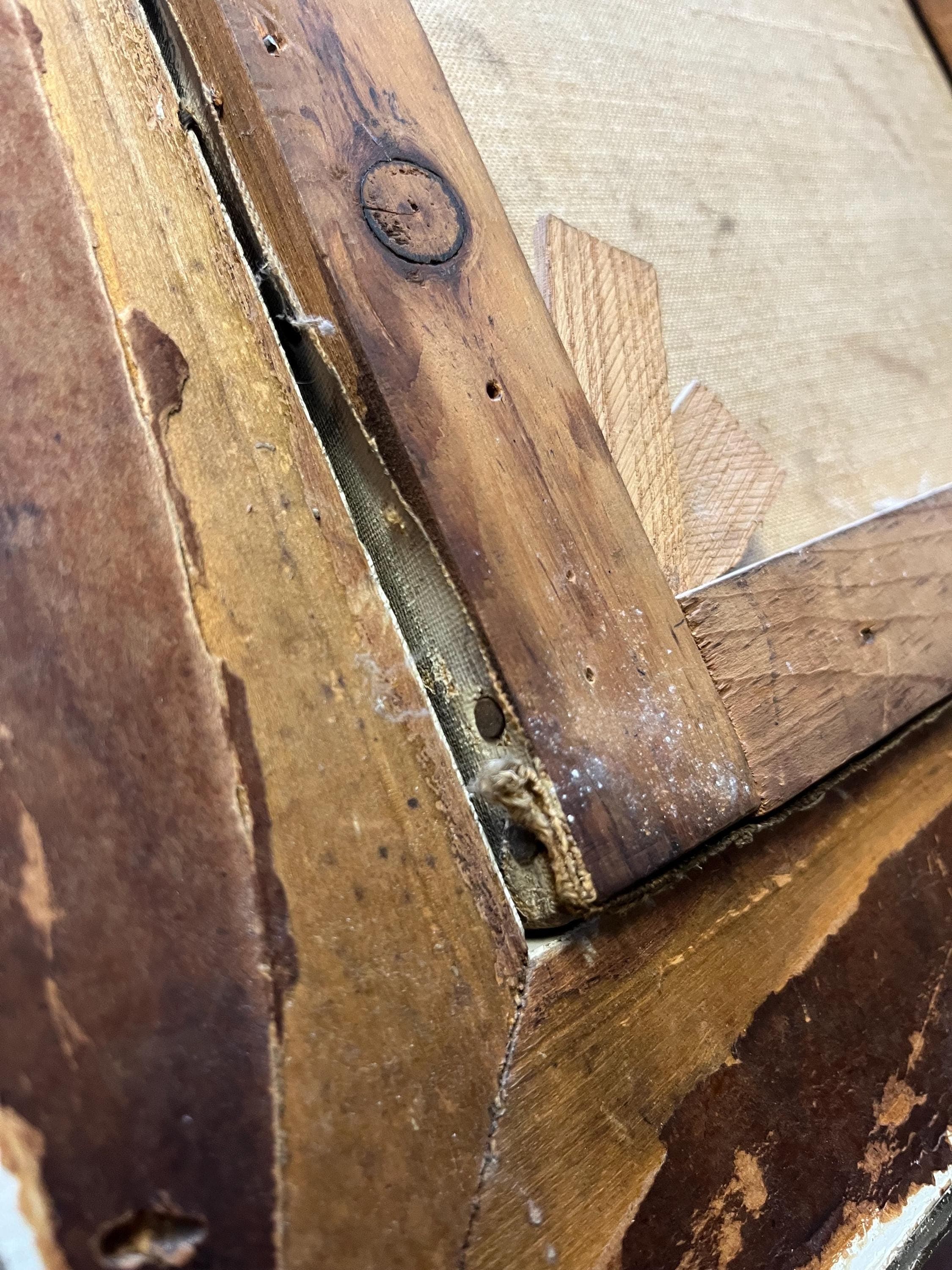 Antique Oil Painting, “The Old Violinist” After John George Brown - Thumbnail 9