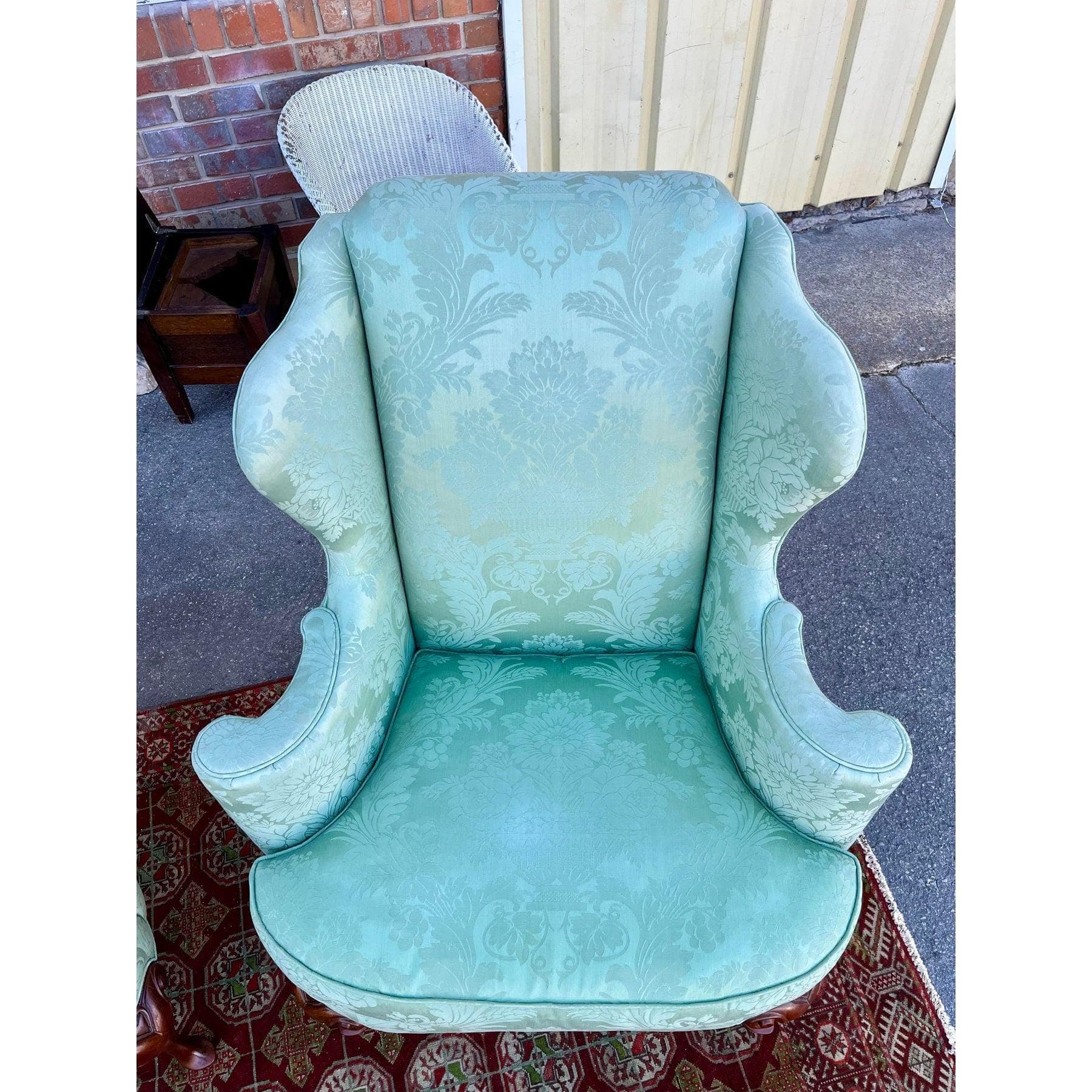 Baker Historic Charleston Wingback Chairs - Set of 2 - Thumbnail 7