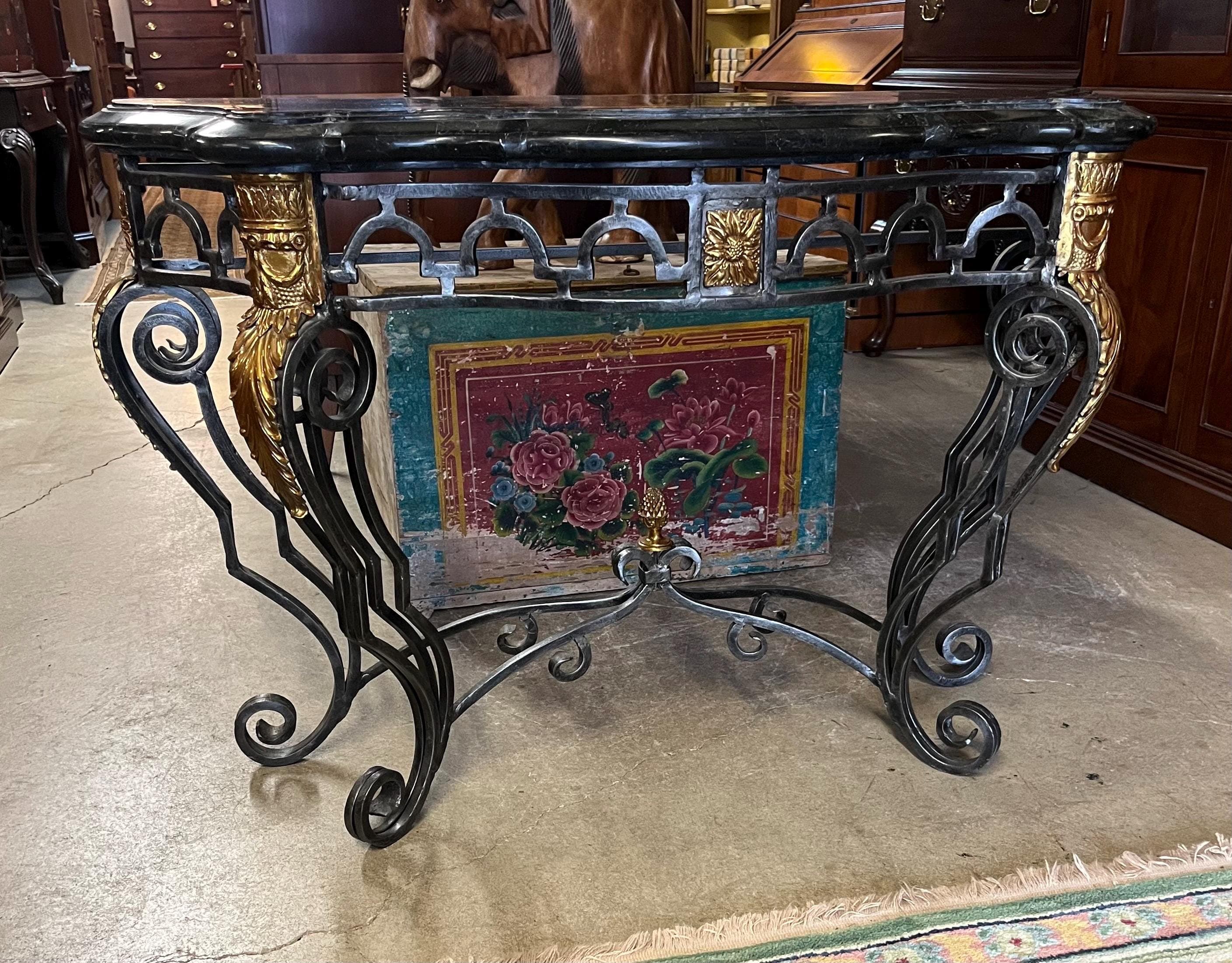 Maitland Smith Marble-Top Sofa or Console Table - Thumbnail 3