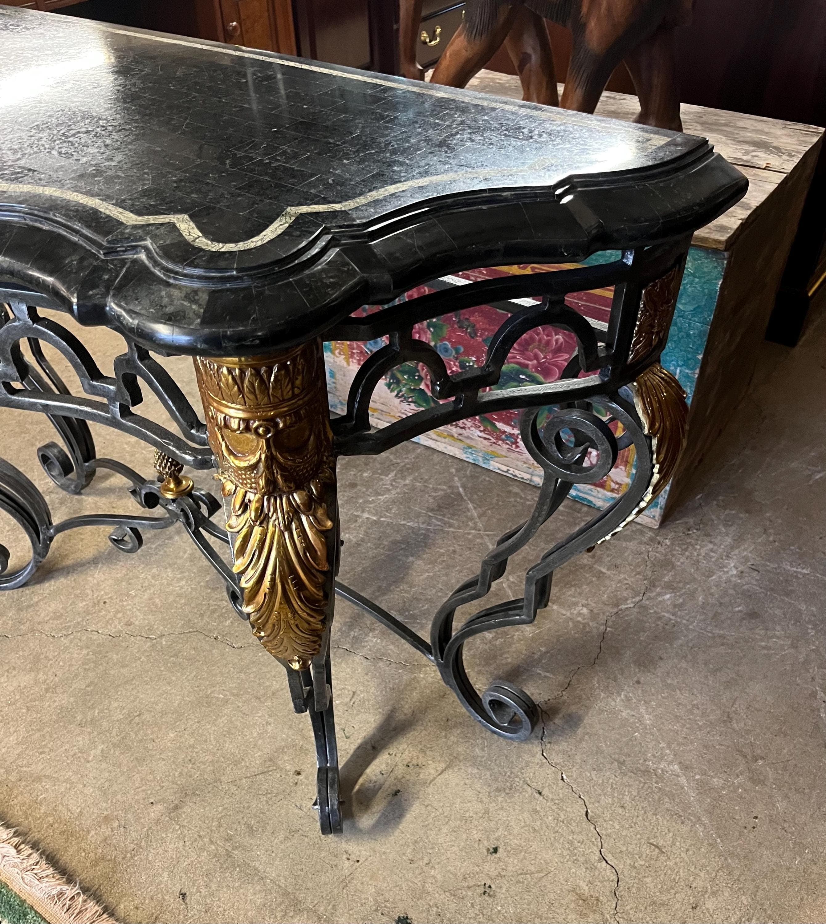 Maitland Smith Marble-Top Sofa or Console Table - Thumbnail 8