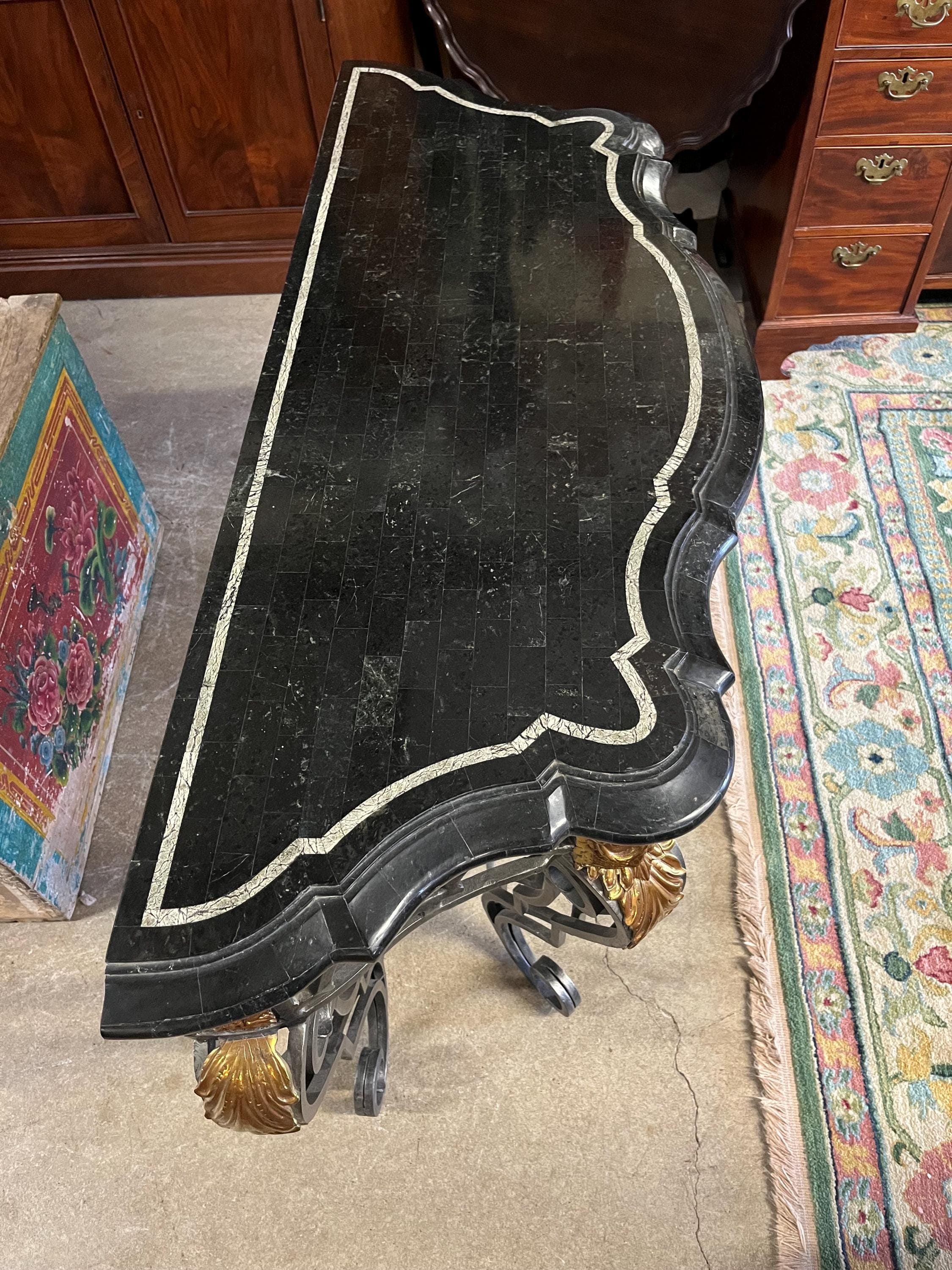 Maitland Smith Marble-Top Sofa or Console Table - Thumbnail 7