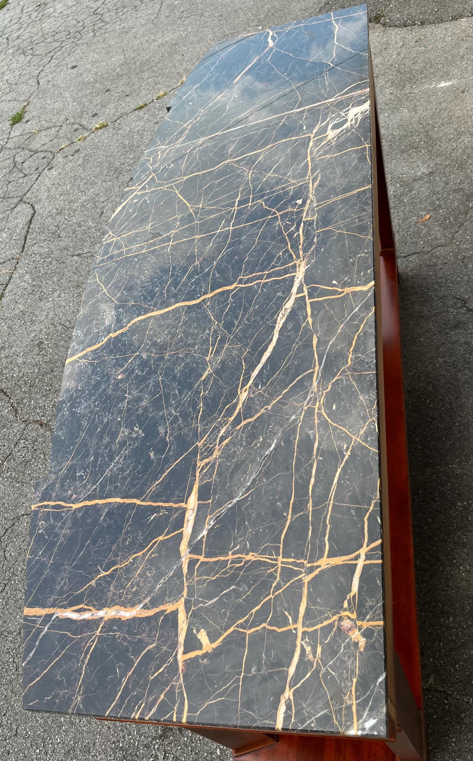 Henredon Marble-Top Console or Entry Table - Thumbnail 3