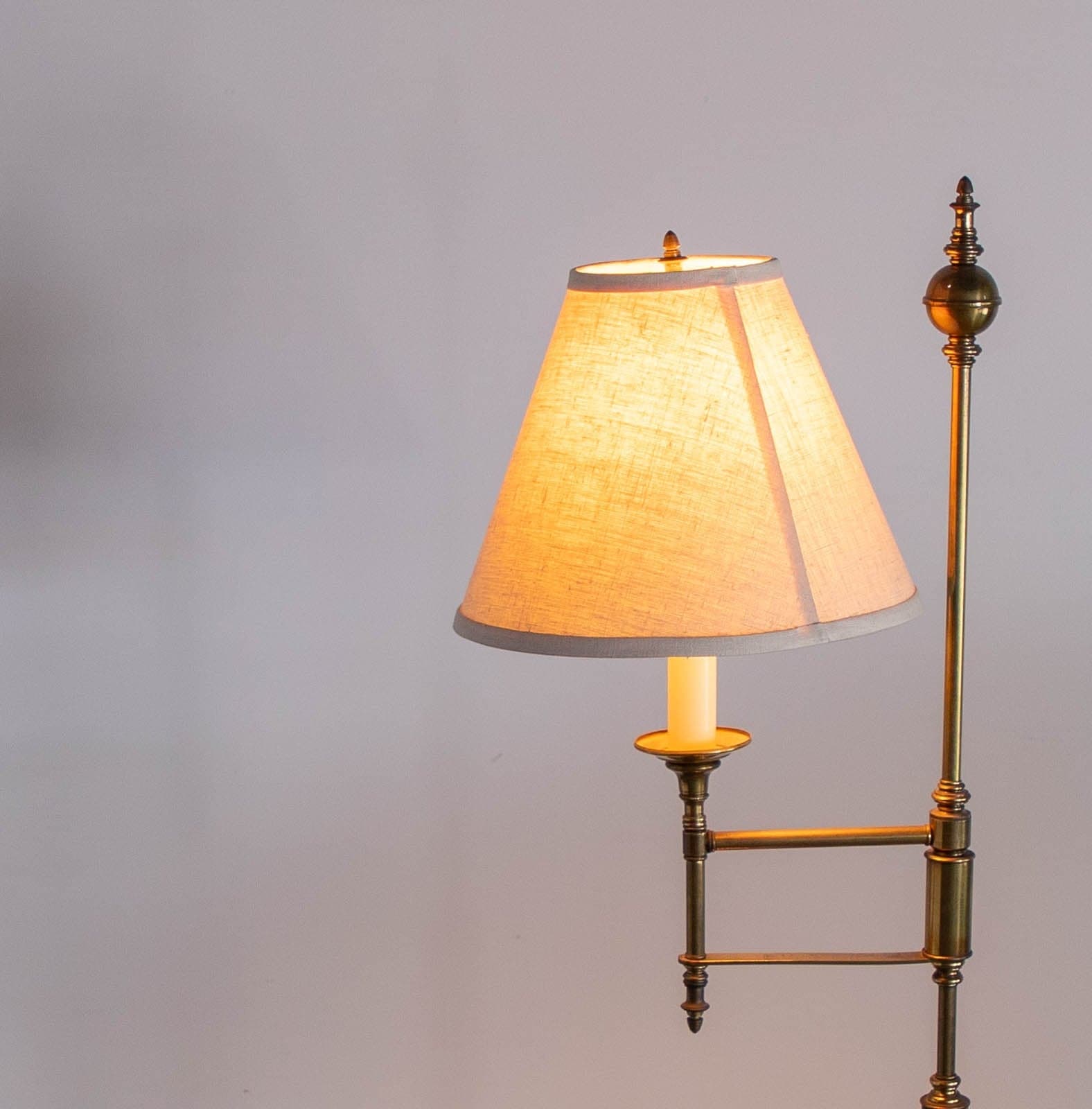 Vintage Floor Lamp with faux tortoise shell base - Thumbnail 3