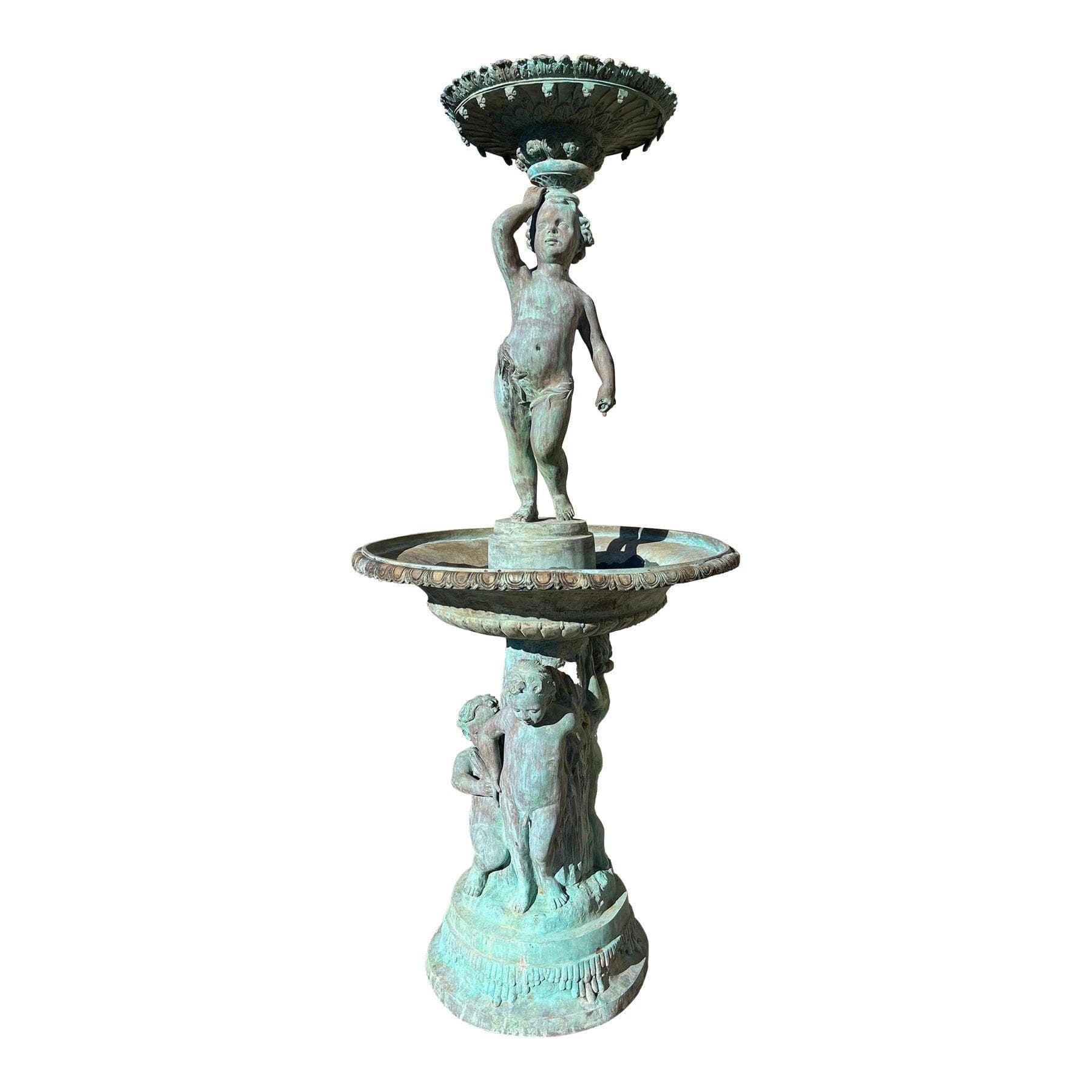 Monumental Bronze Garden Fountain - Image 1