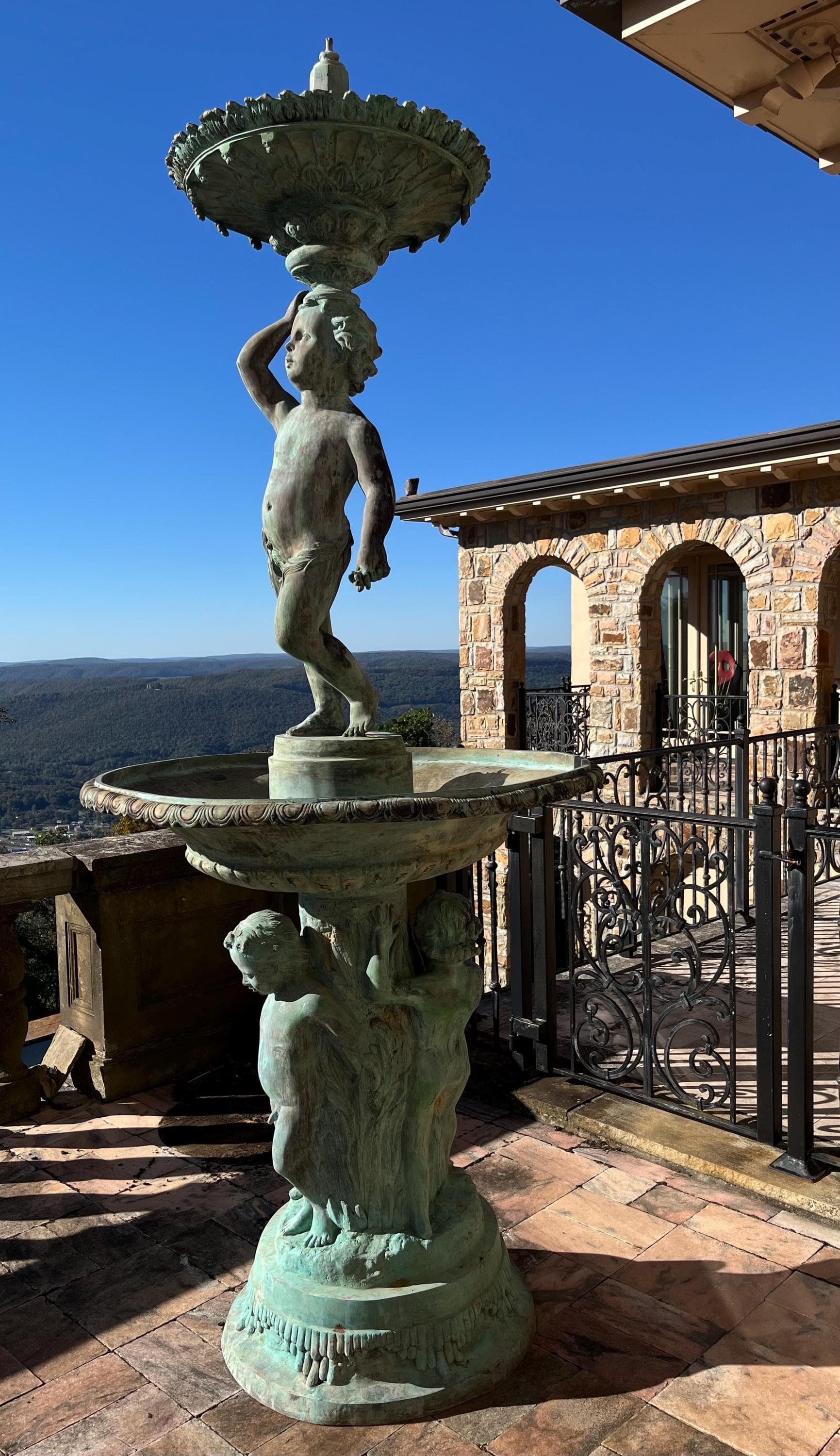 Monumental Bronze Garden Fountain - Thumbnail 8