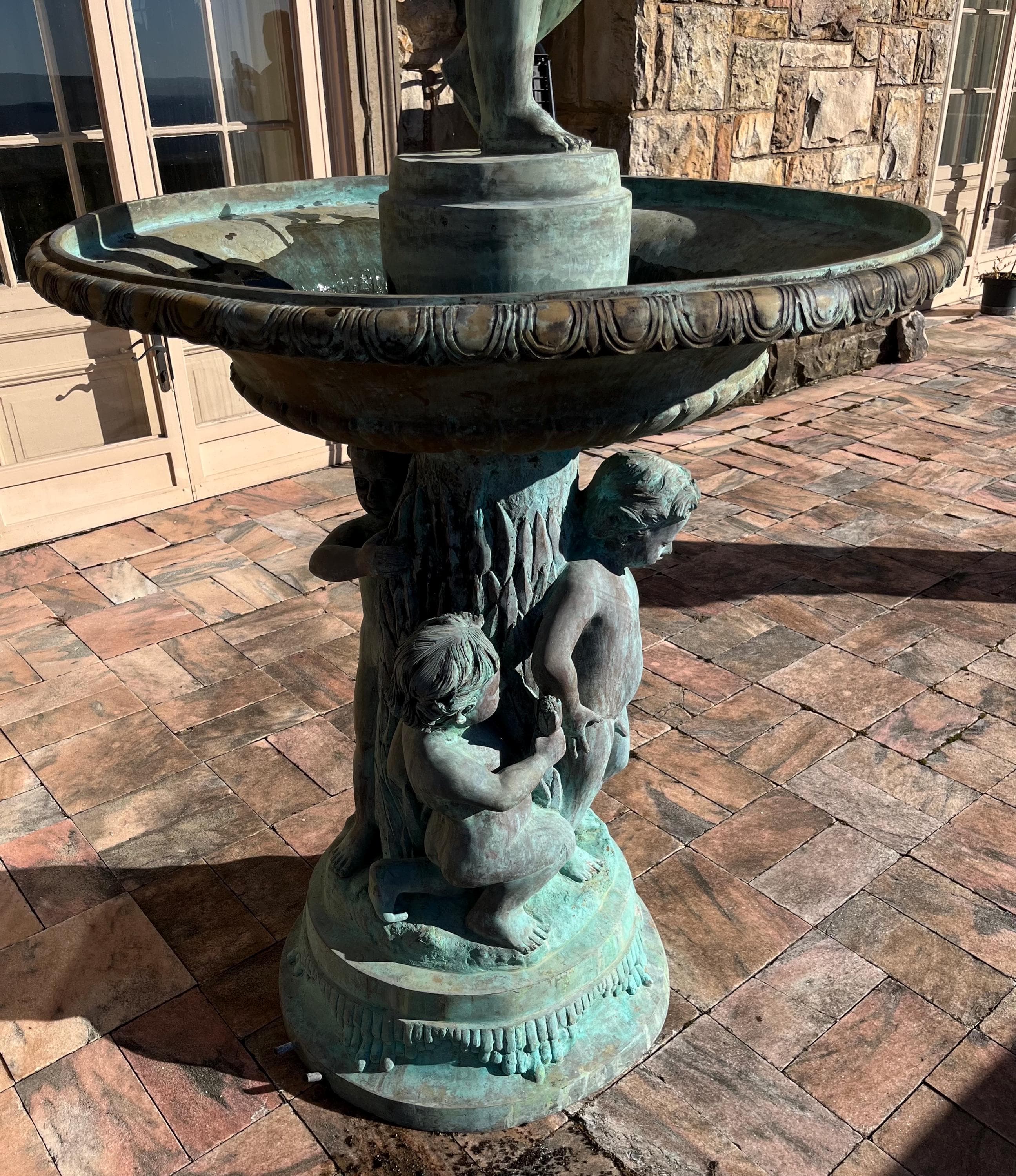 Monumental Bronze Garden Fountain - Thumbnail 16