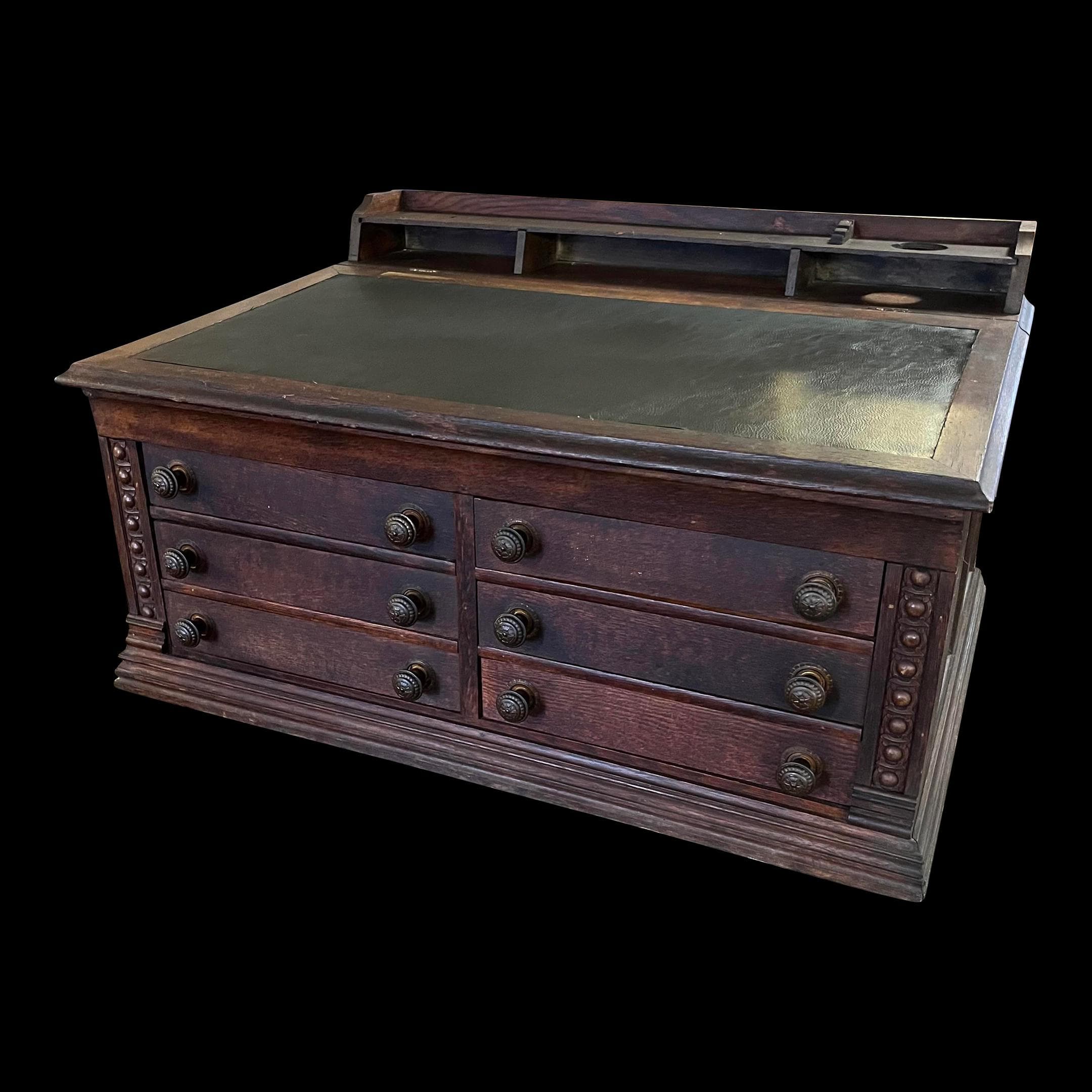 Antique Clark’s Spool Cabinet - Image 1