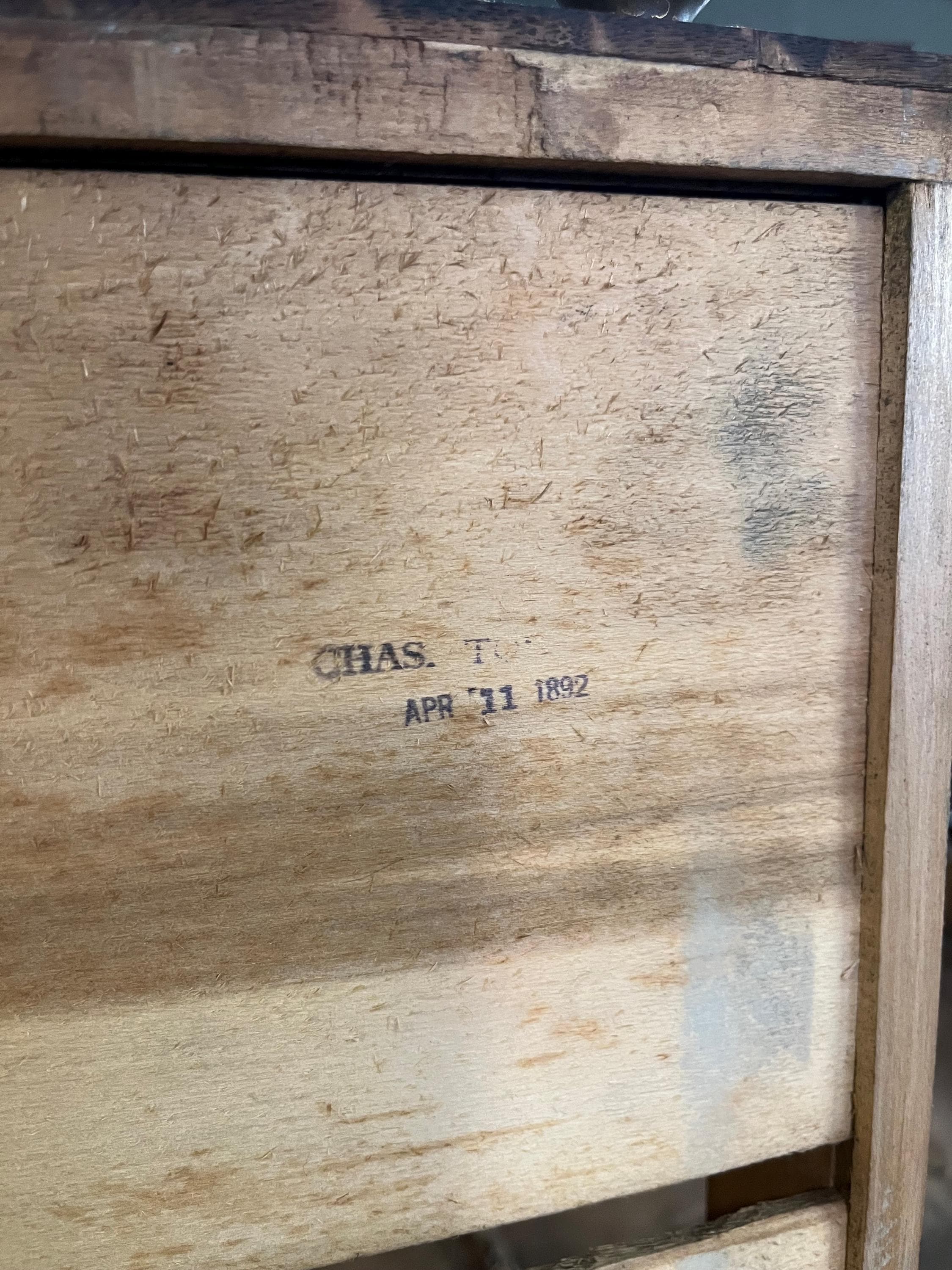 Antique Clark’s Spool Cabinet - Thumbnail 9