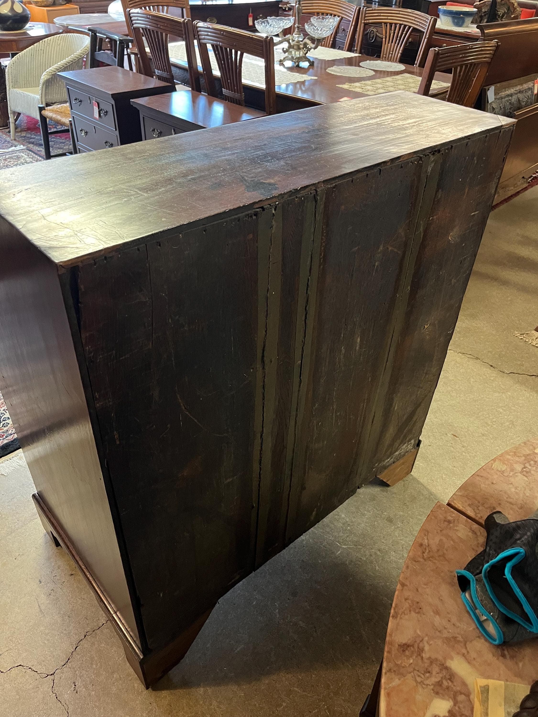 Antique English Slant Front Secretary - Thumbnail 9