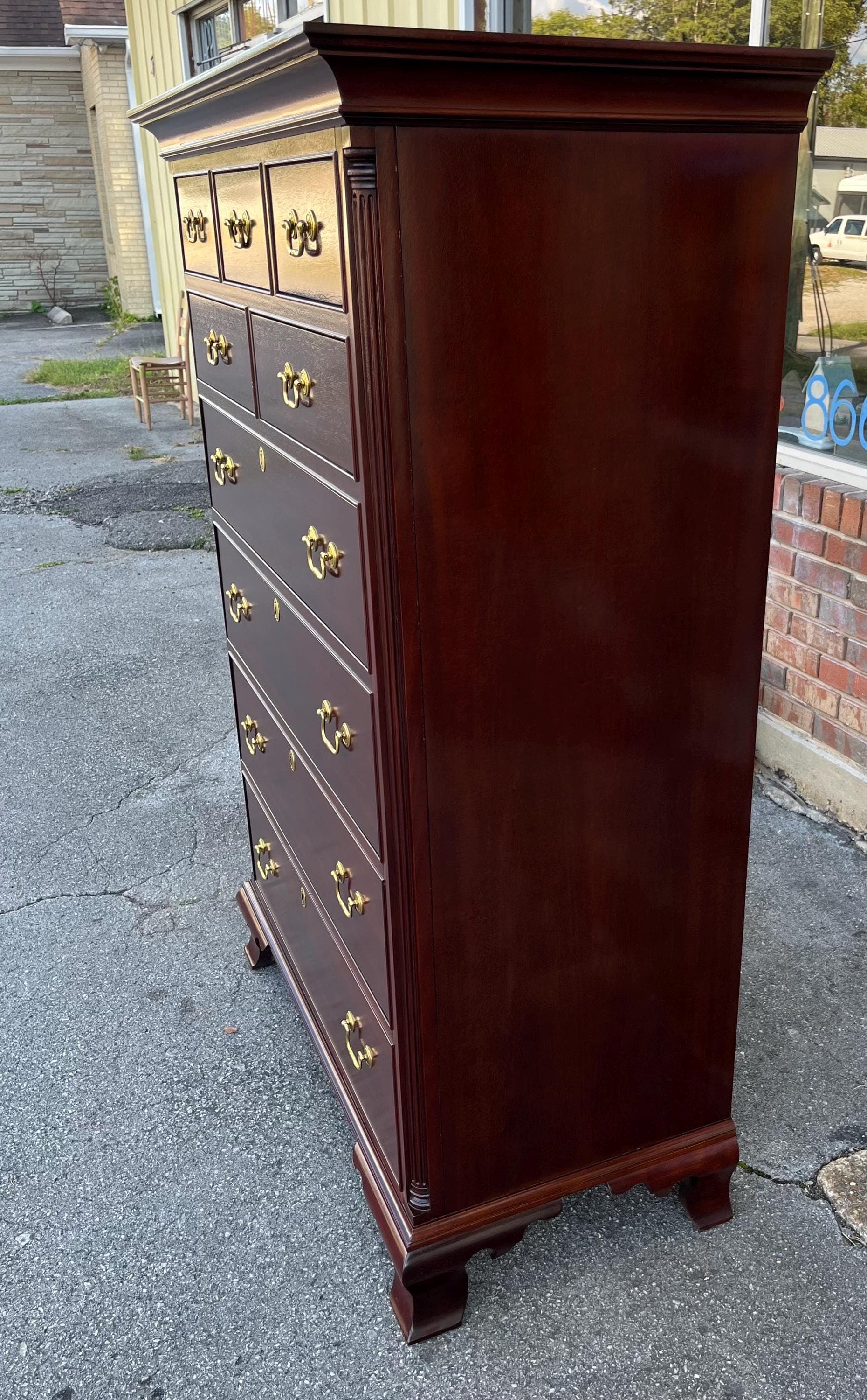 Hickory Chair Co Tall Chest - Thumbnail 4