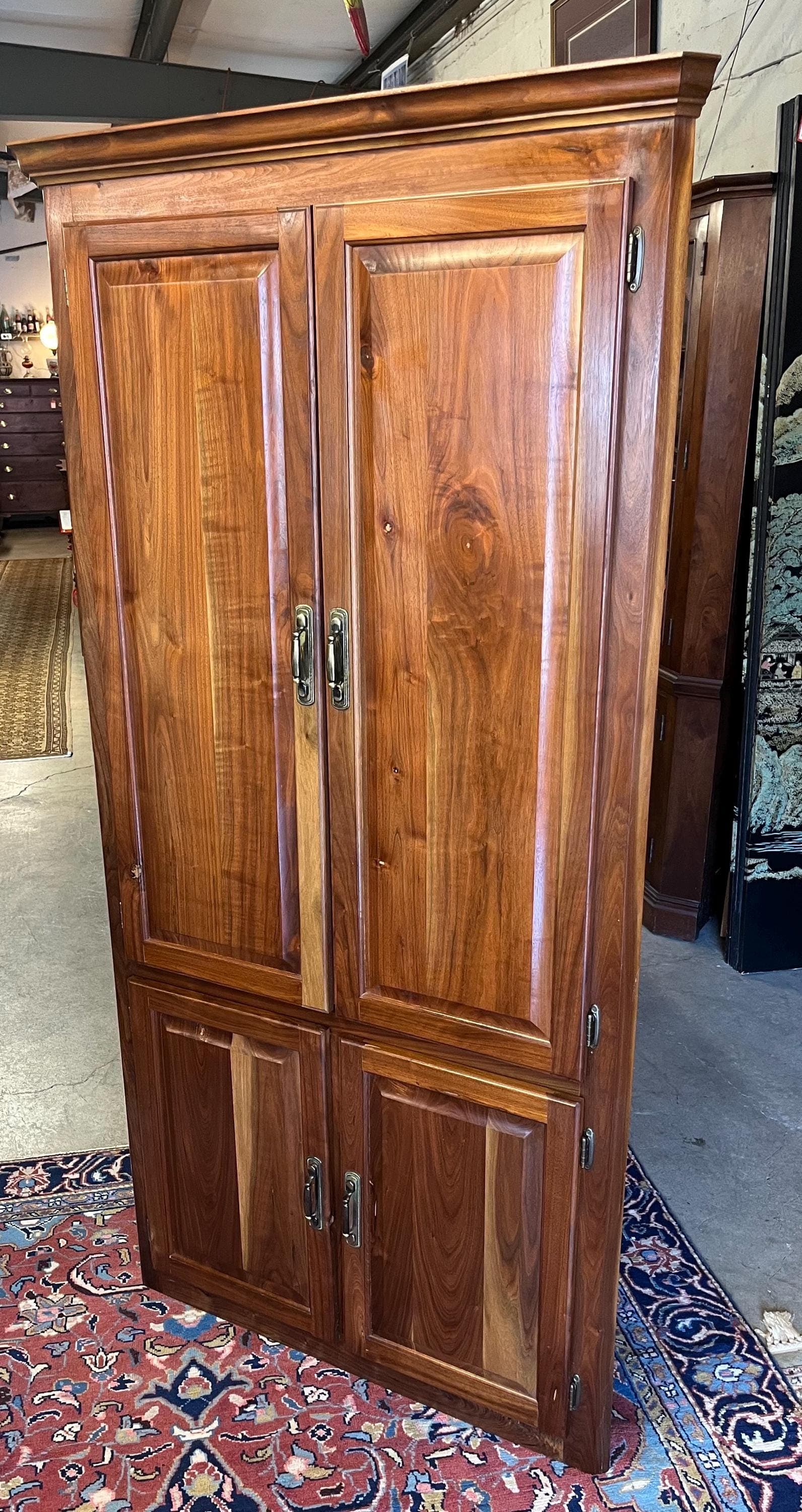 Benchmade Walnut Corner Cabinet - Thumbnail 7