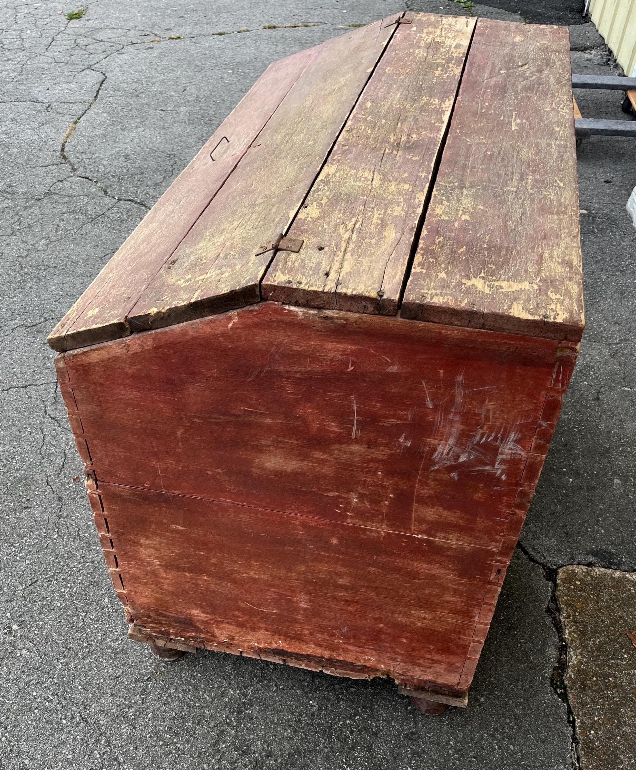 Primitive Antique Meal Bin - Thumbnail 5