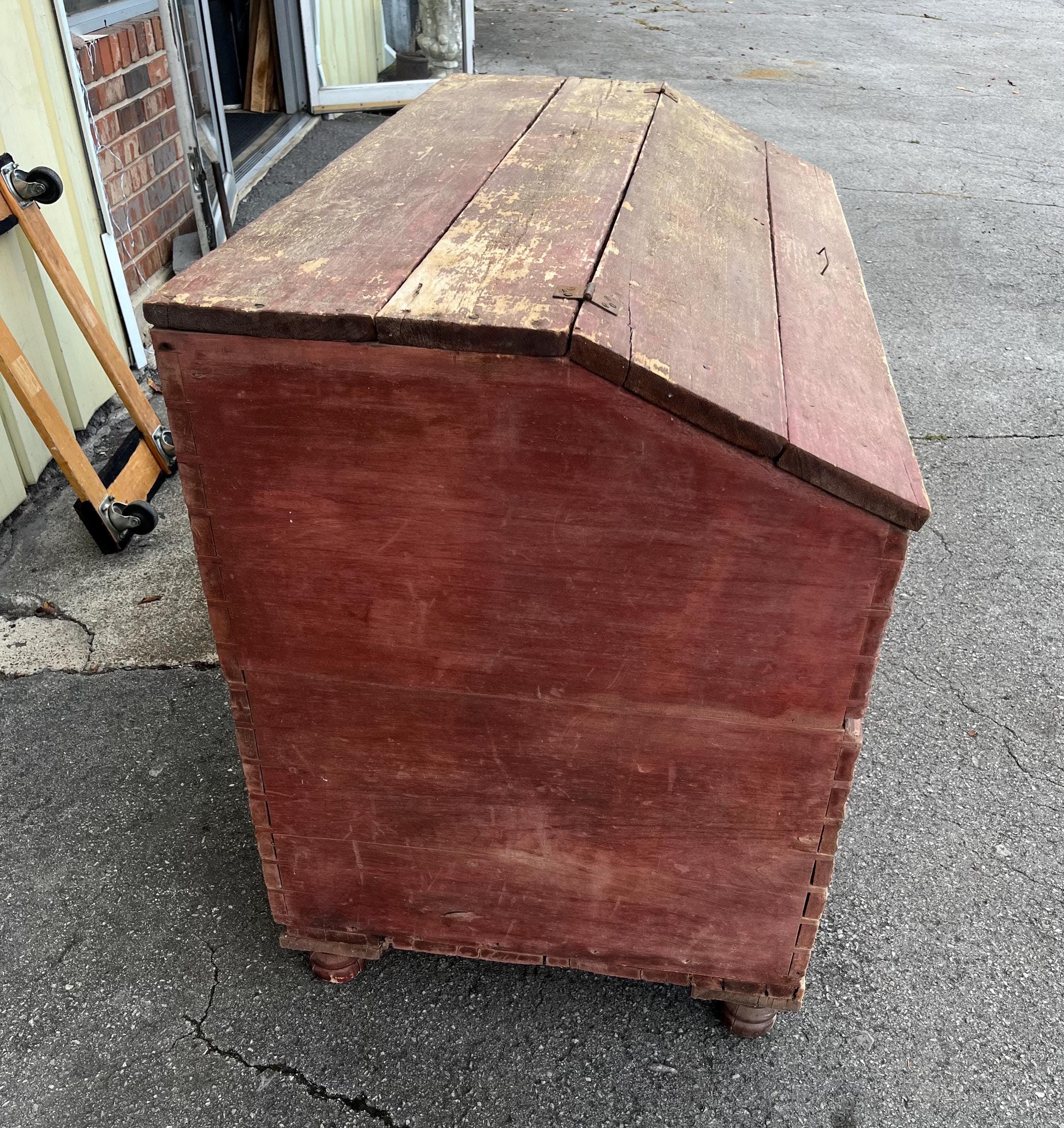 Primitive Antique Meal Bin - Thumbnail 11