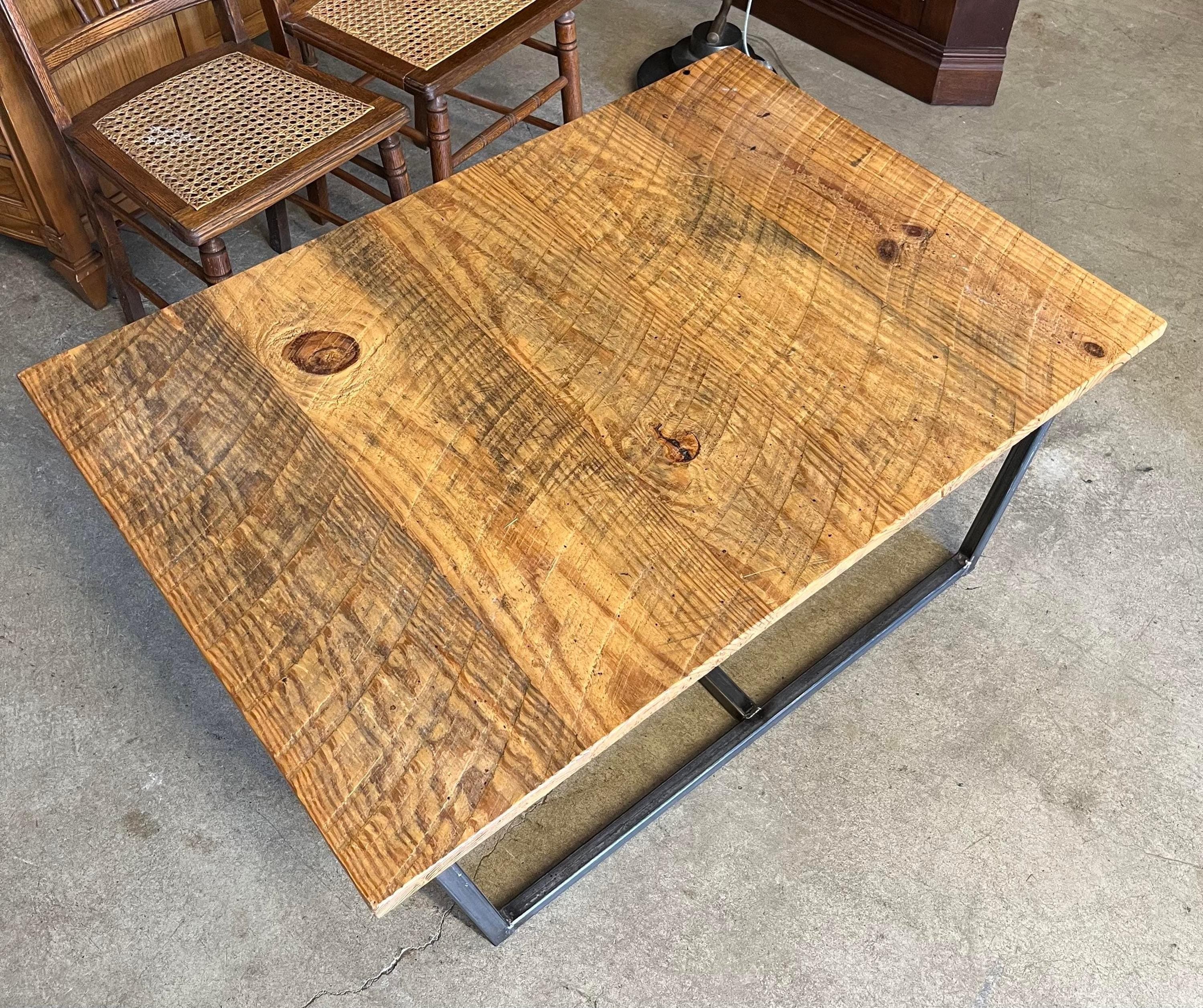 Industrial Farmhouse Coffee Table - Thumbnail 3
