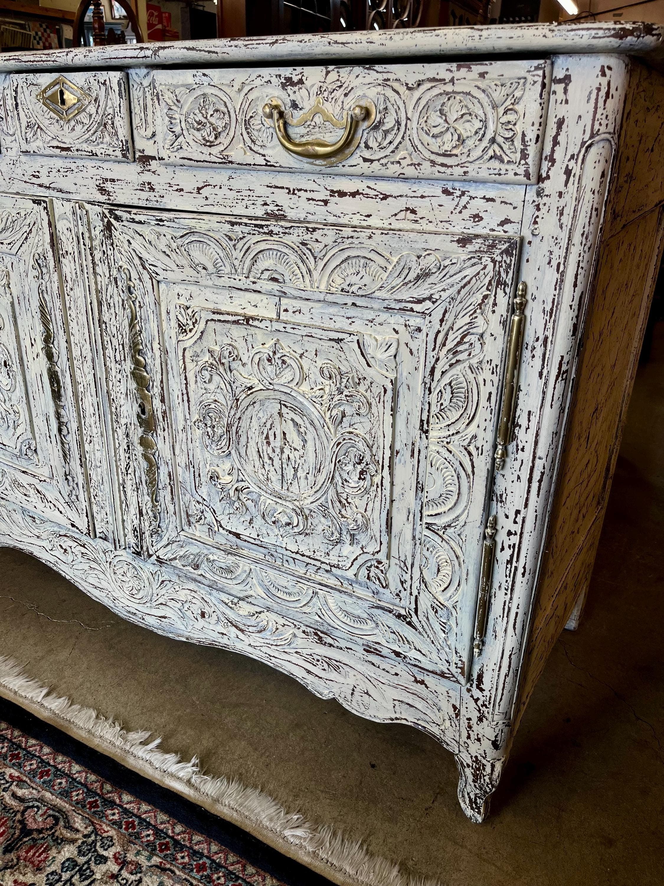 Antique Louis XV Style Buffet - Thumbnail 2