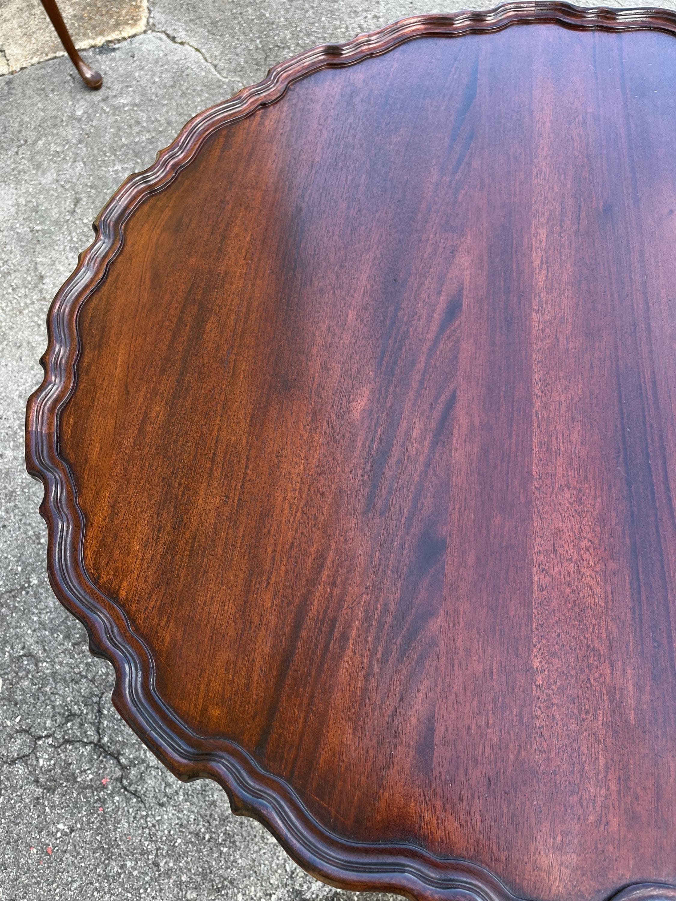 Wellington Hall Tilt Top Pie Crust Table - Thumbnail 7