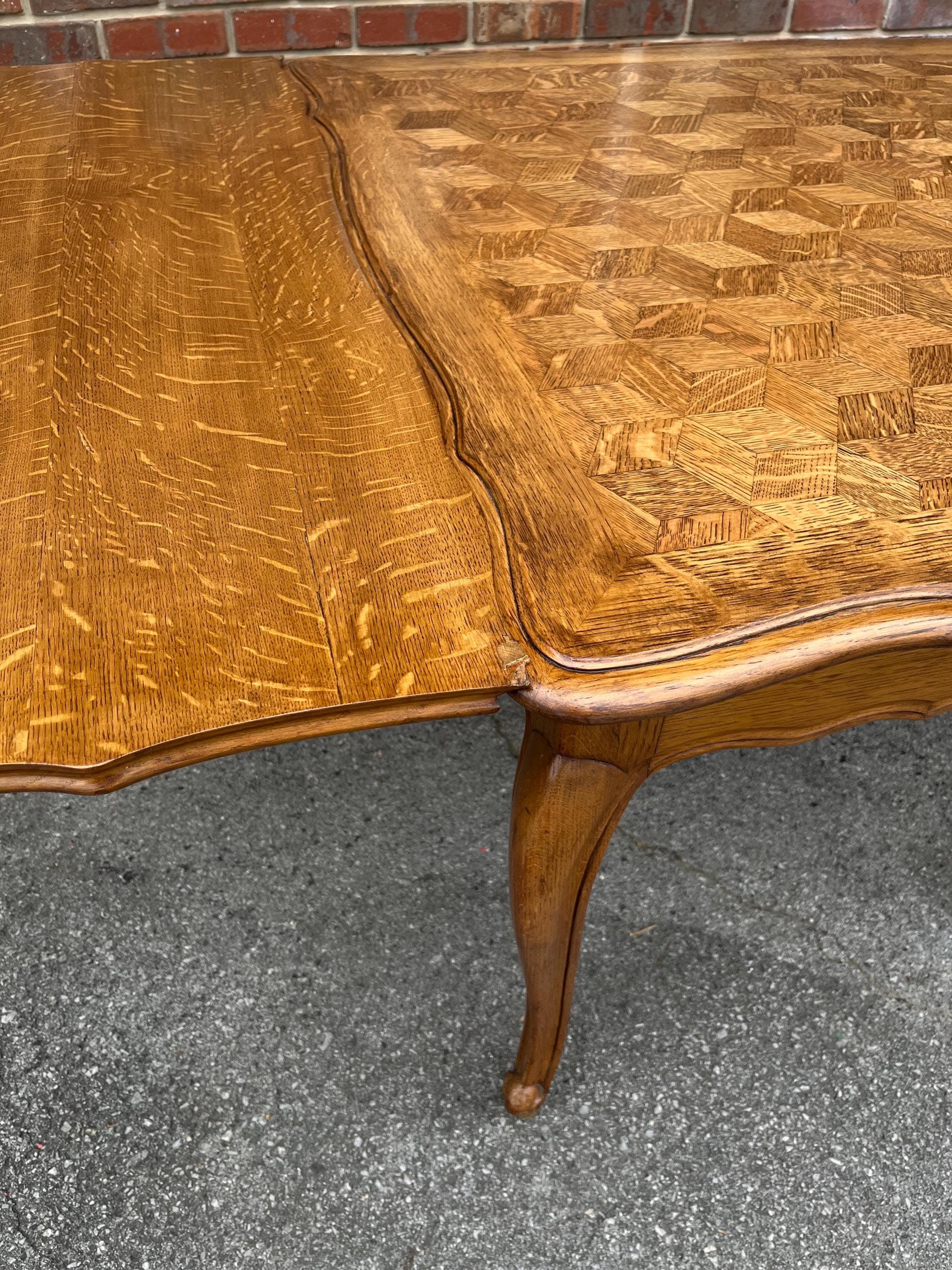 French Provincial Draw Leaf Table - Thumbnail 9