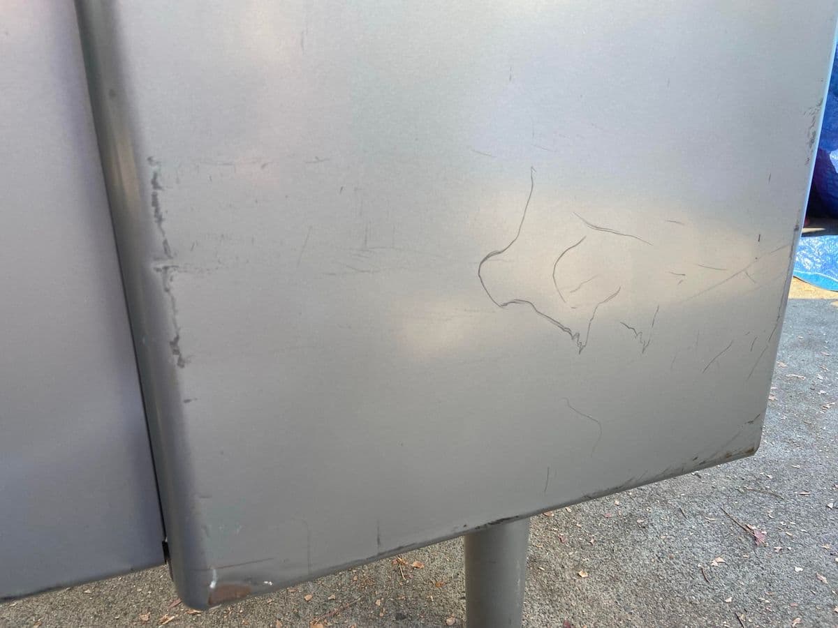 1960s Steelcase Vintage Mid Century Modern Tanker Desk - Thumbnail 6