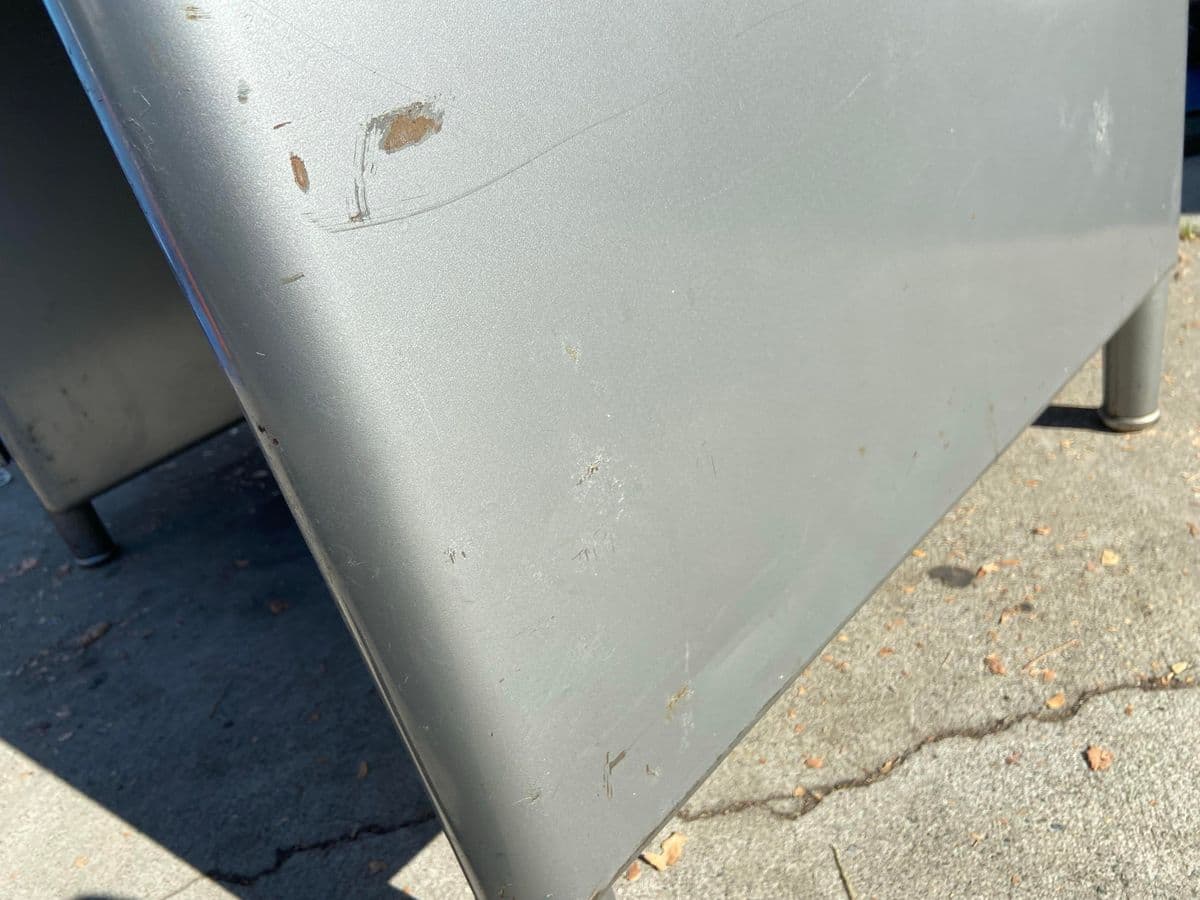 1960s Steelcase Vintage Mid Century Modern Tanker Desk - Thumbnail 12