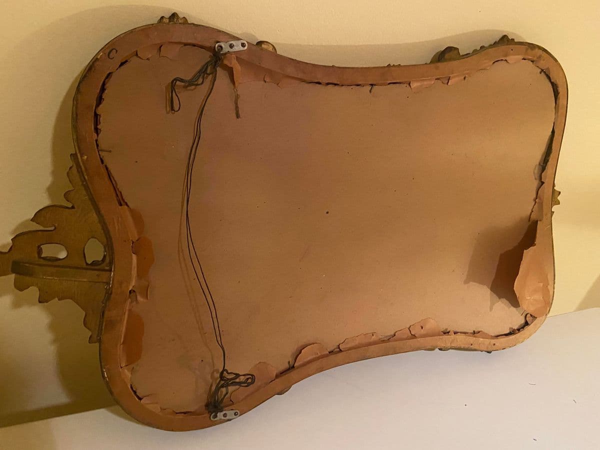 1920s French Giltwood Mirror - Thumbnail 4