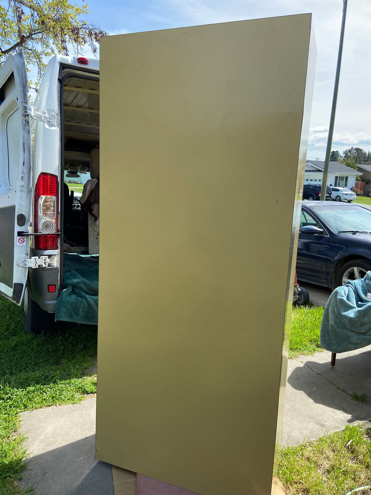 1970s Tab Vintage Mid Century Modern Metal Industrial Barrister Style Cabinet - Thumbnail 4