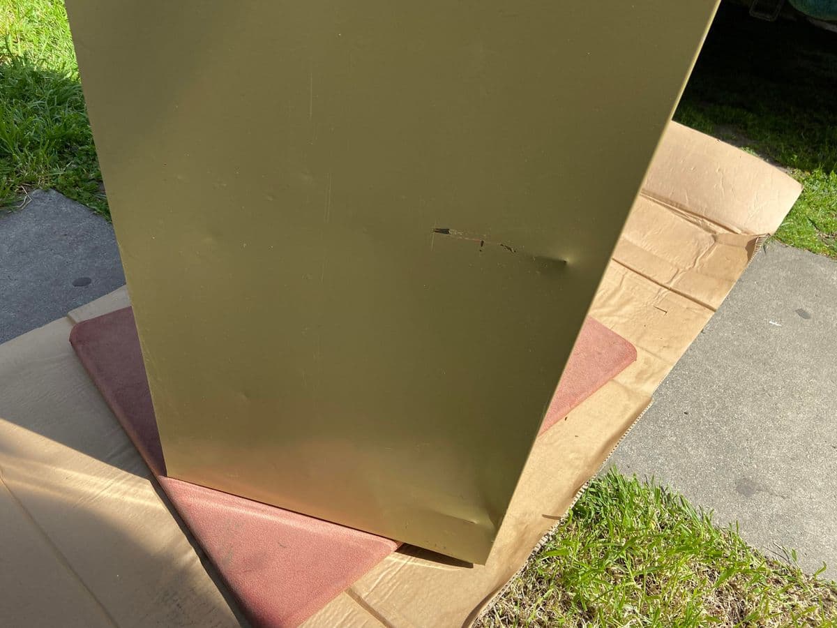 1970s Tab Vintage Mid Century Modern Metal Industrial Barrister Style Cabinet - Thumbnail 11