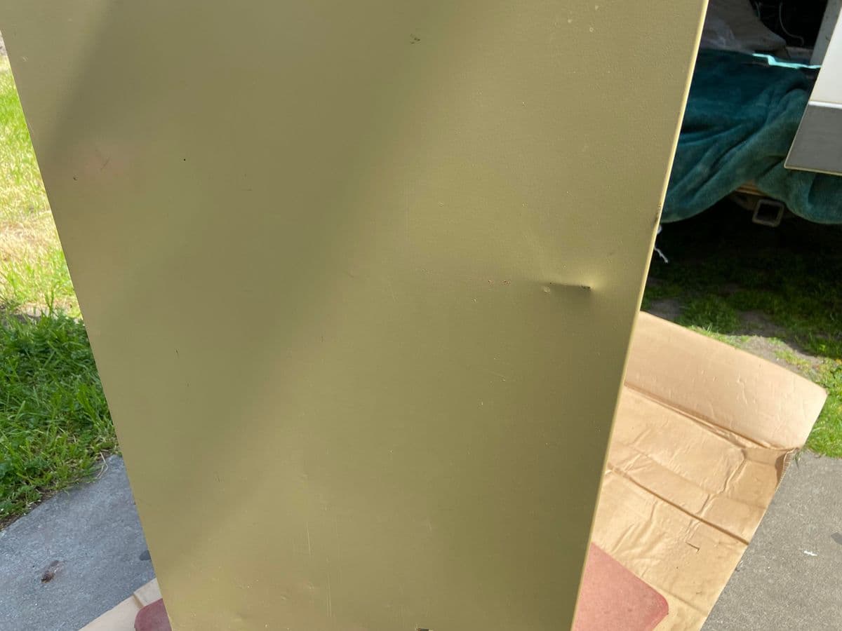 1970s Tab Vintage Mid Century Modern Metal Industrial Barrister Style Cabinet - Thumbnail 12