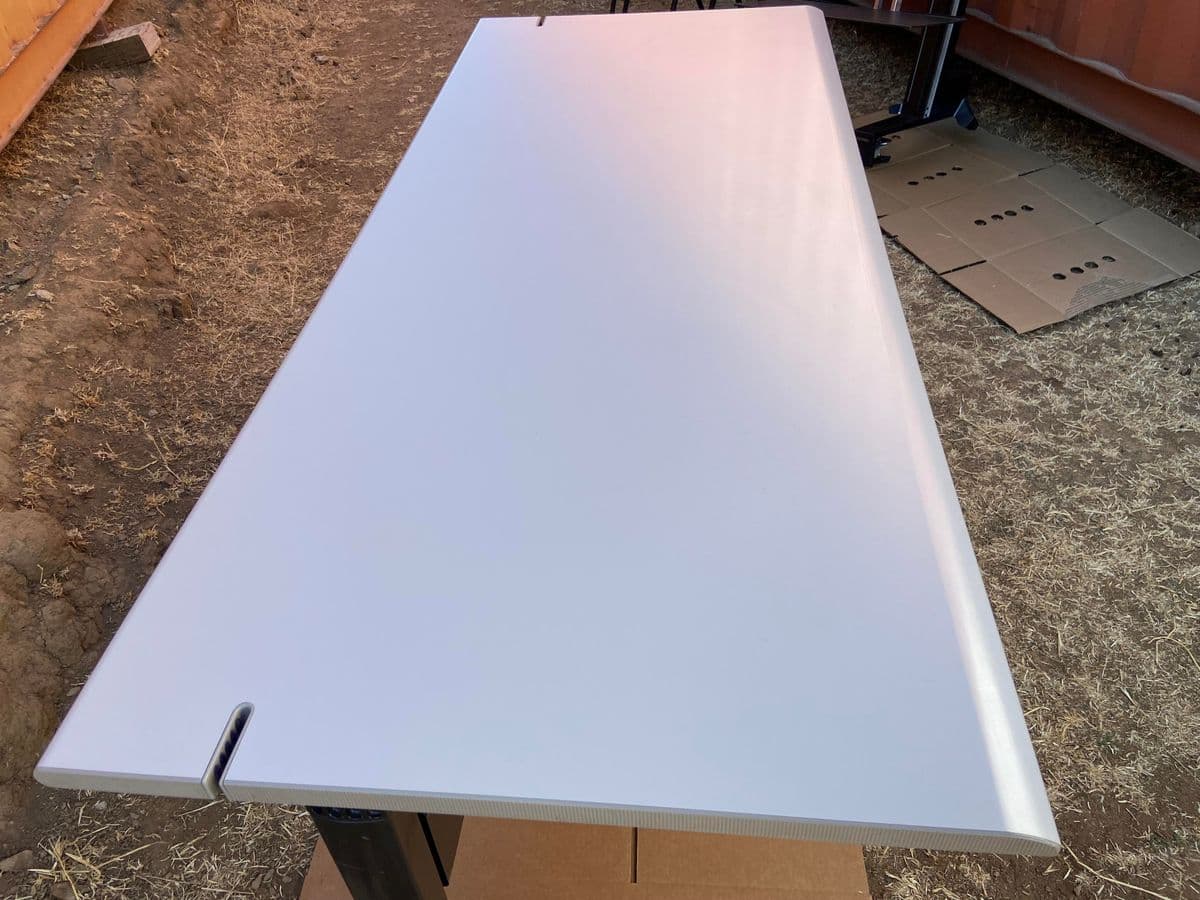 1990s Vintage Mid Century Modern Desk - Thumbnail 7