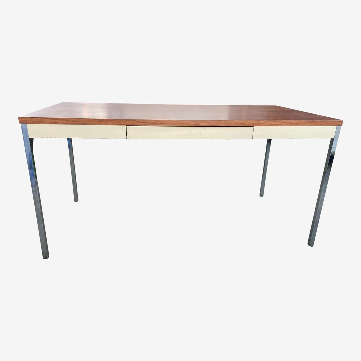 1980s Steelcase Vintage Mid Century Modern Writing Desk - Image 1