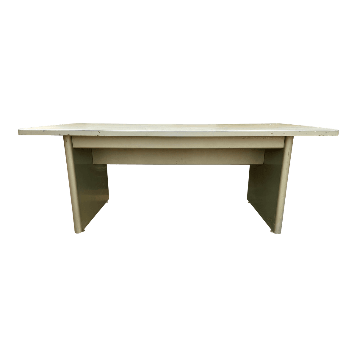 1960s Vintage Mid Century Modern Steel Desk - Thumbnail 14