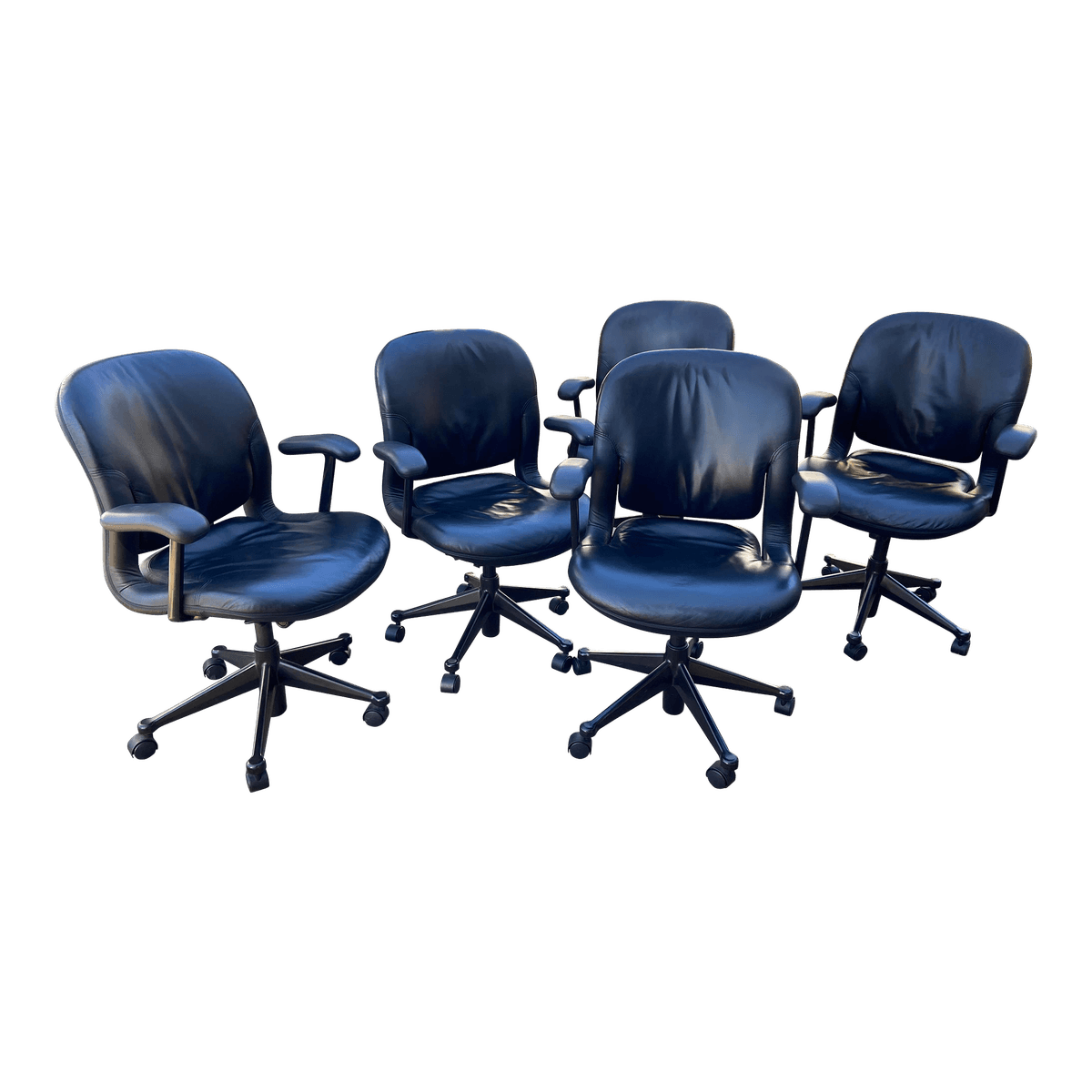 Vintage Herman Miller Conference Room Chairs - Set of 5 - Thumbnail 2