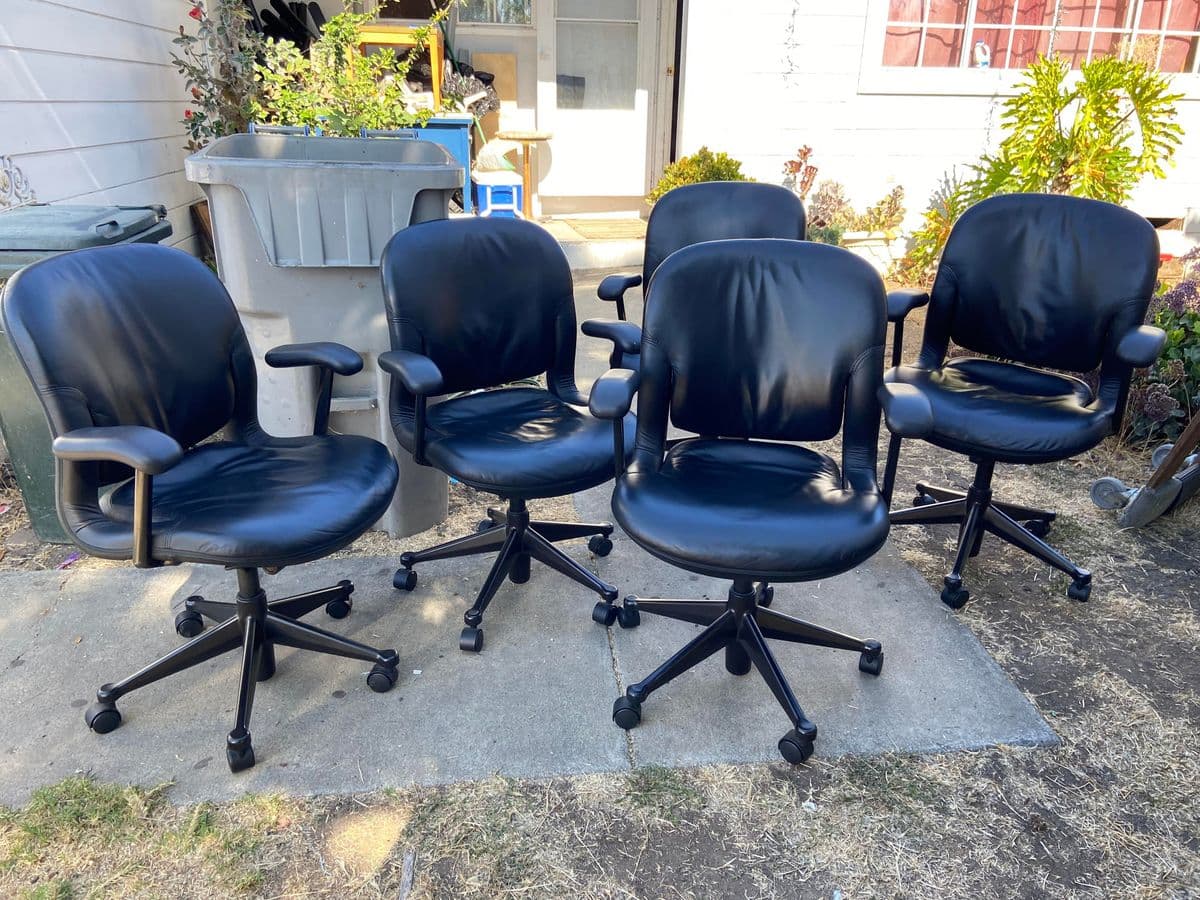 Vintage Herman Miller Conference Room Chairs - Set of 5 - Thumbnail 8