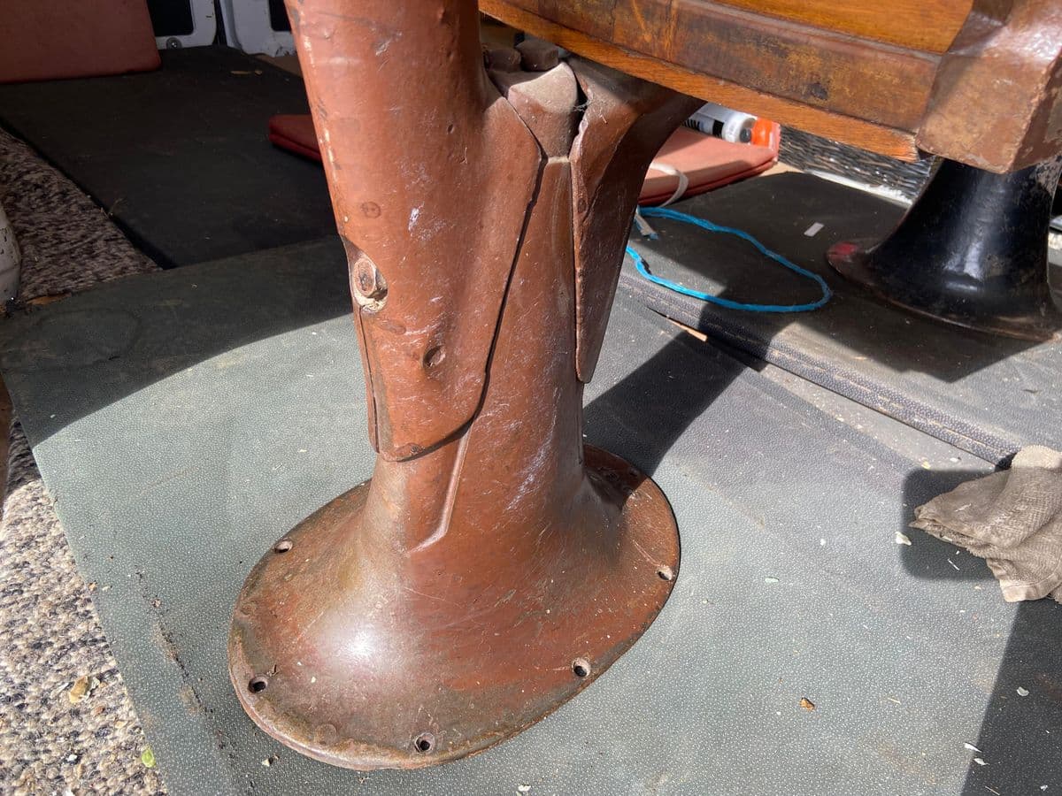 1920s Antique School Desk - Thumbnail 10