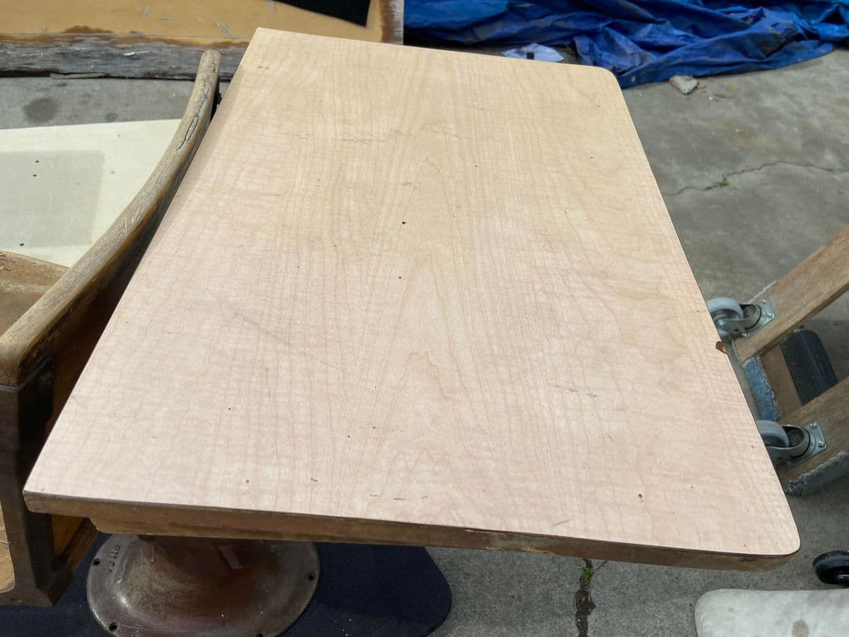 1920s Antique School Desk - Thumbnail 3