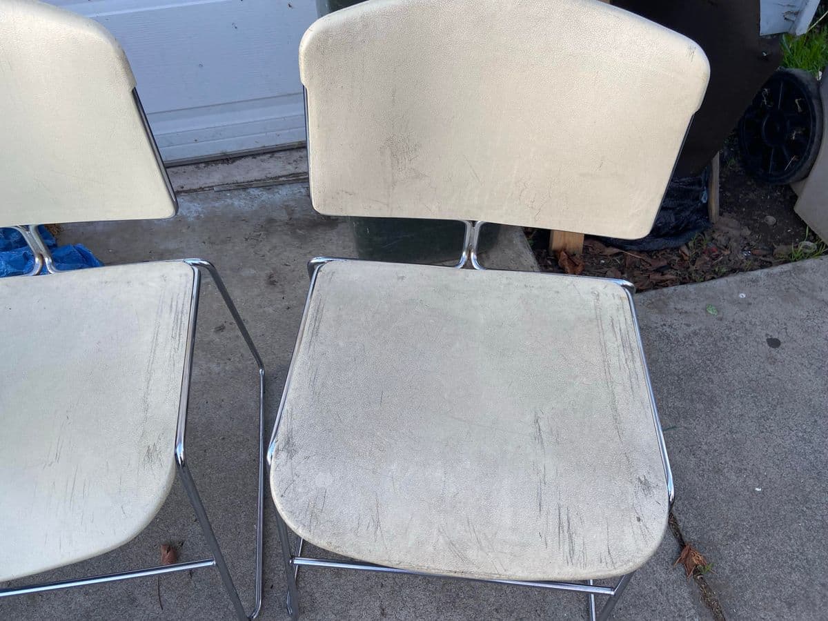 1980s Steelcase Max Stacker Chairs Set of 4 - Thumbnail 8