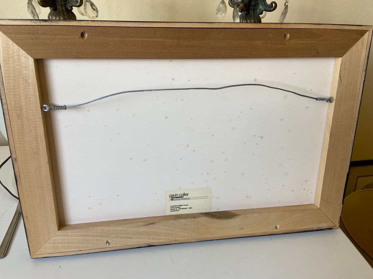 1990s Reclining Nude Mixed-Media Painting, Framed - Thumbnail 10