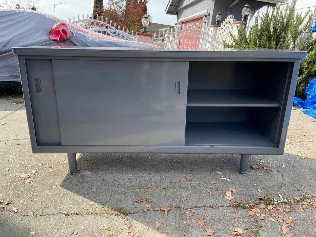 1960s Mid Century Modern Steel Credenza - Thumbnail 10